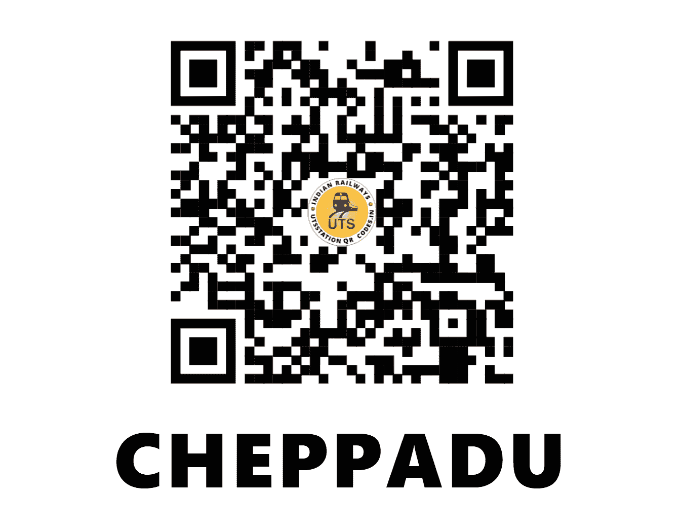 UTS QR Code for CHEPPADU - CHPD (SR - KERALA)