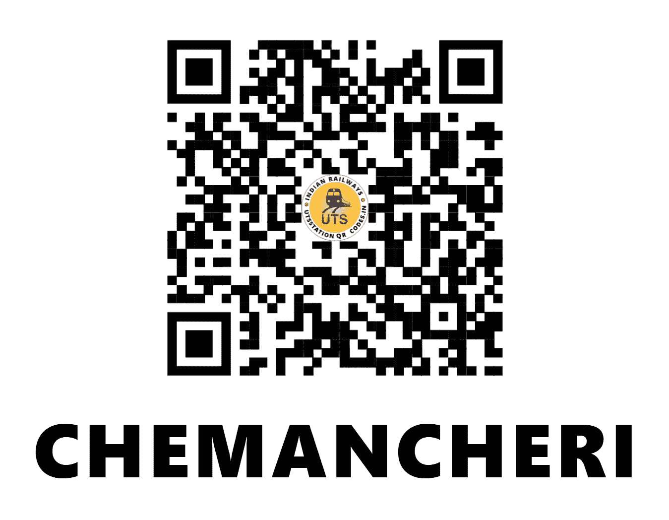 UTS QR Code for CHEMANCHERI - CMC (SR - KERALA)