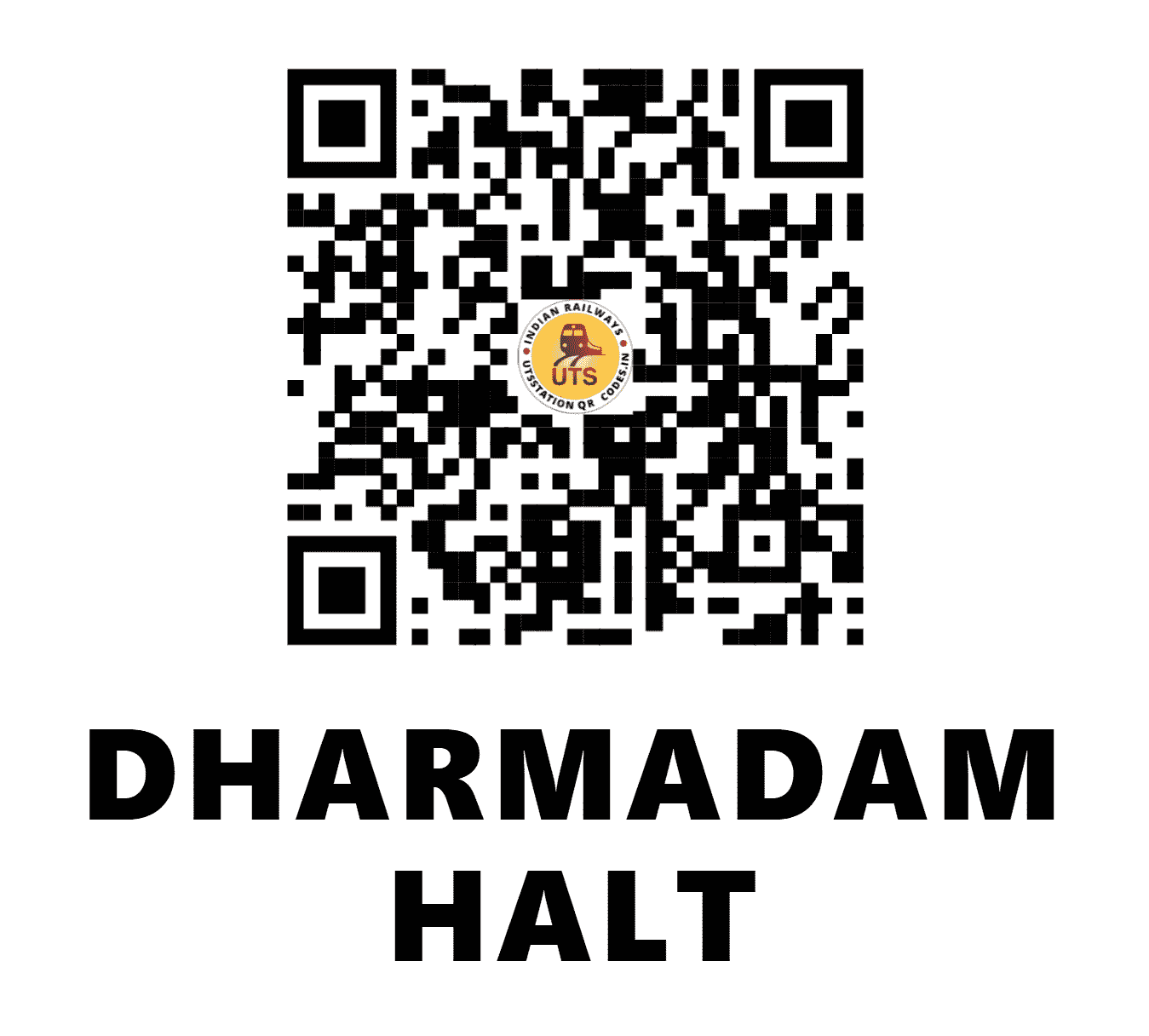 UTS QR Code for DHARMADAM HALT - DMD (SR - KERALA)