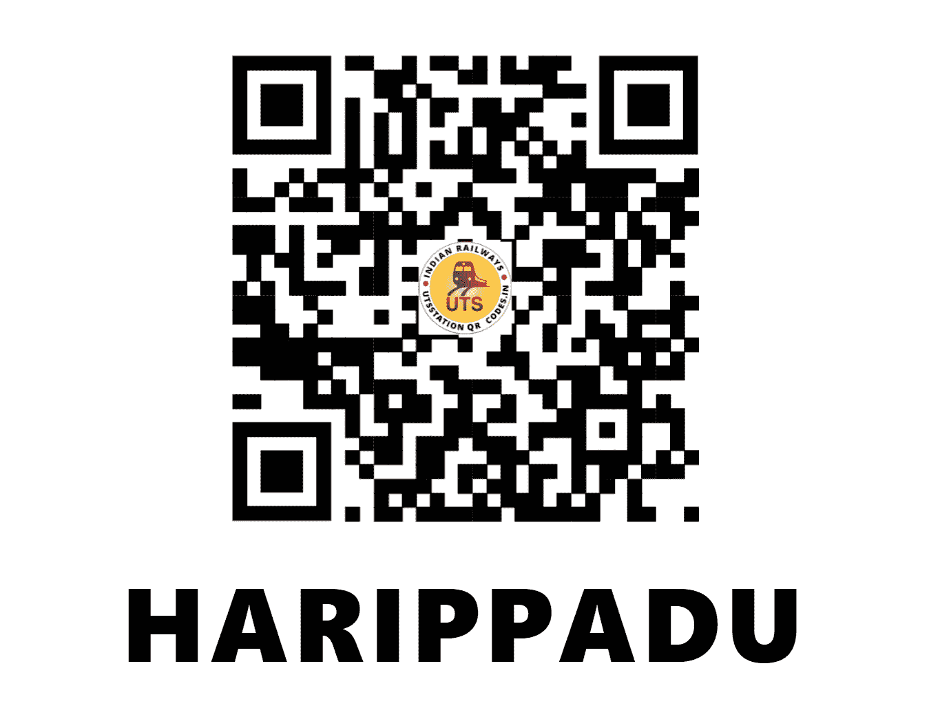 UTS QR Code for HARIPPADU - HAD (SR - KERALA)