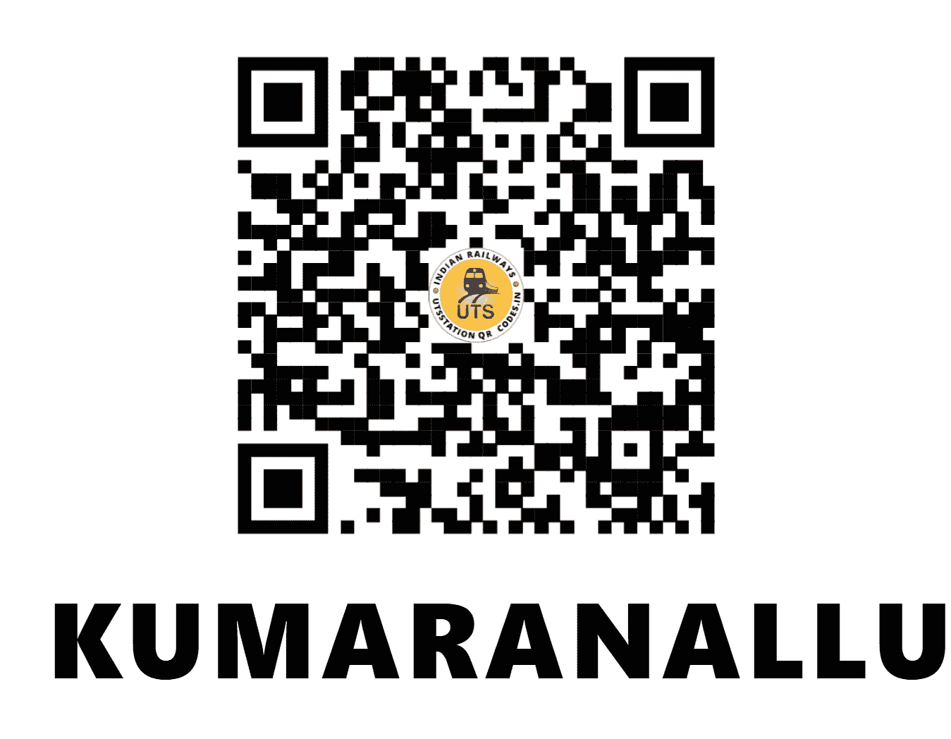UTS QR Code for KUMARANALLUR - KFQ (SR - KERALA)