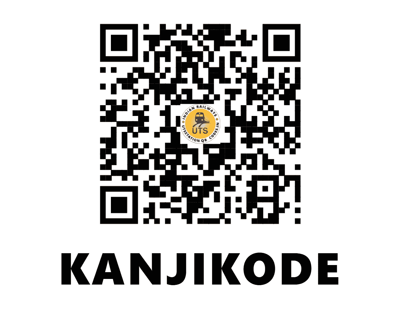 UTS QR Code for KANJIKODE - KJKD (SR - KERALA)