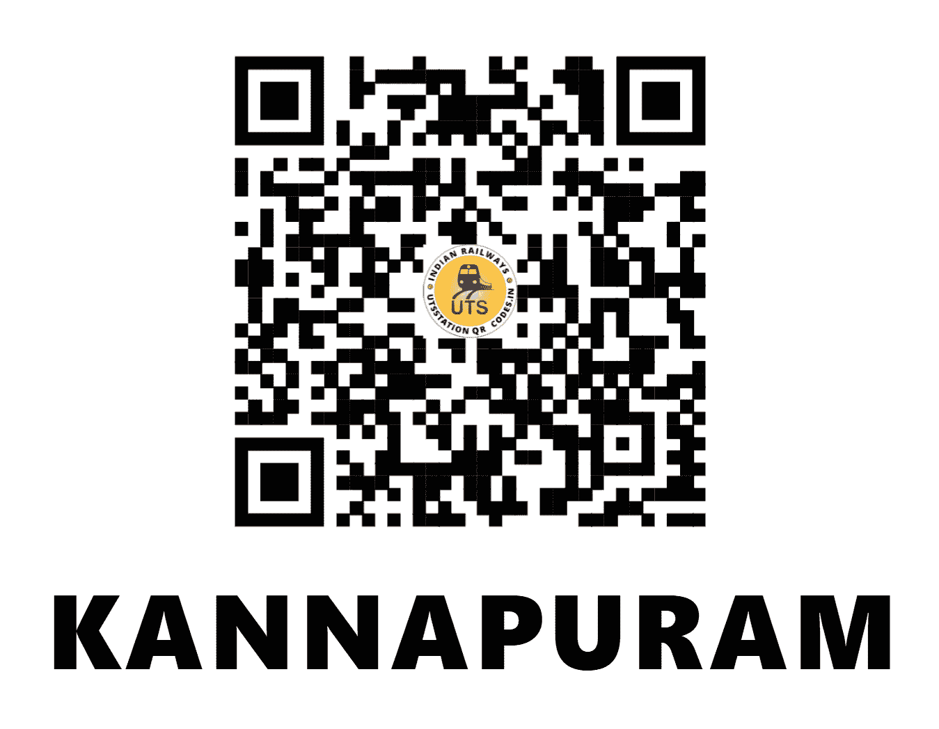 UTS QR Code for KANNAPURAM - KPQ (SR - KERALA)