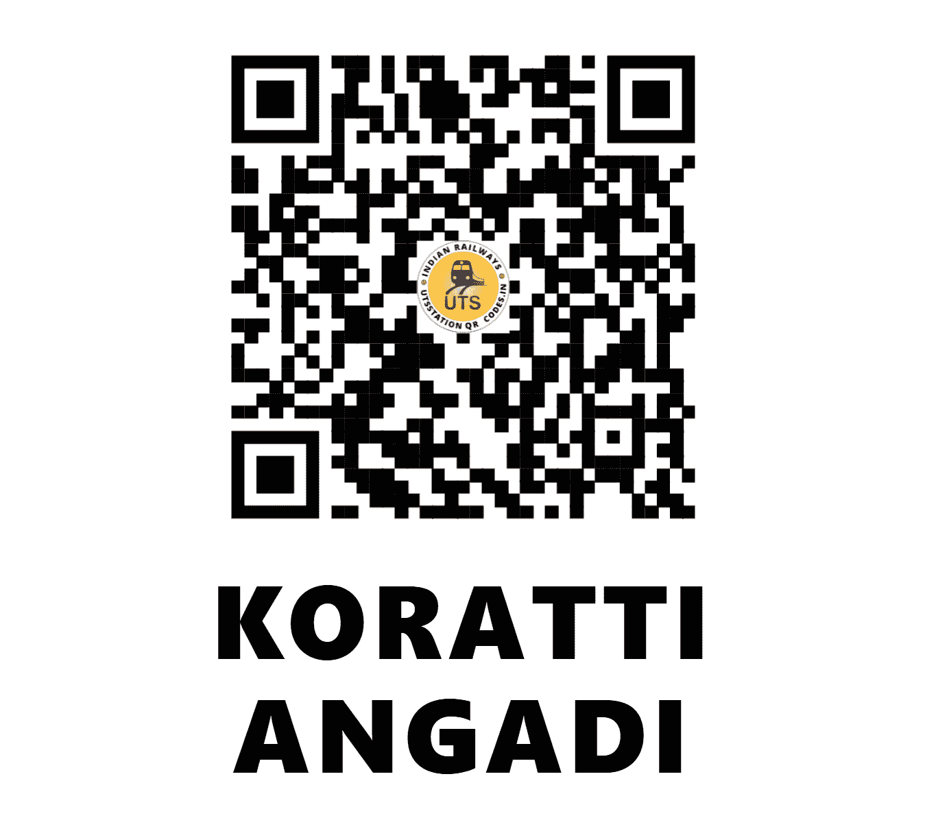 UTS QR Code for KORATTI ANGADI - KRAN (SR - KERALA)