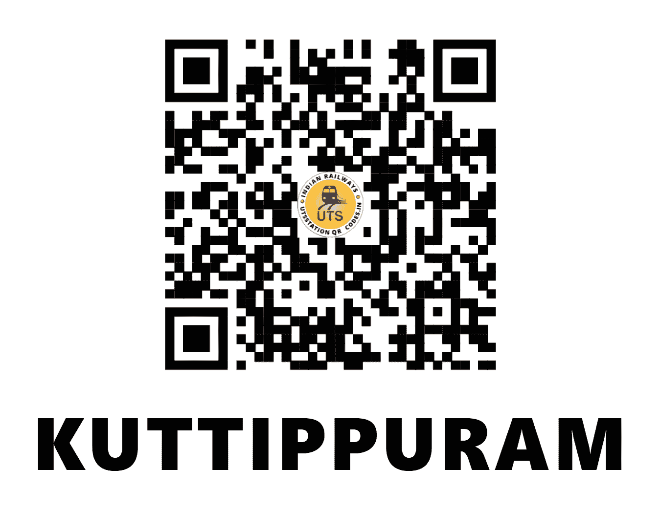 UTS QR Code for KUTTIPPURAM - KTU (SR - KERALA)