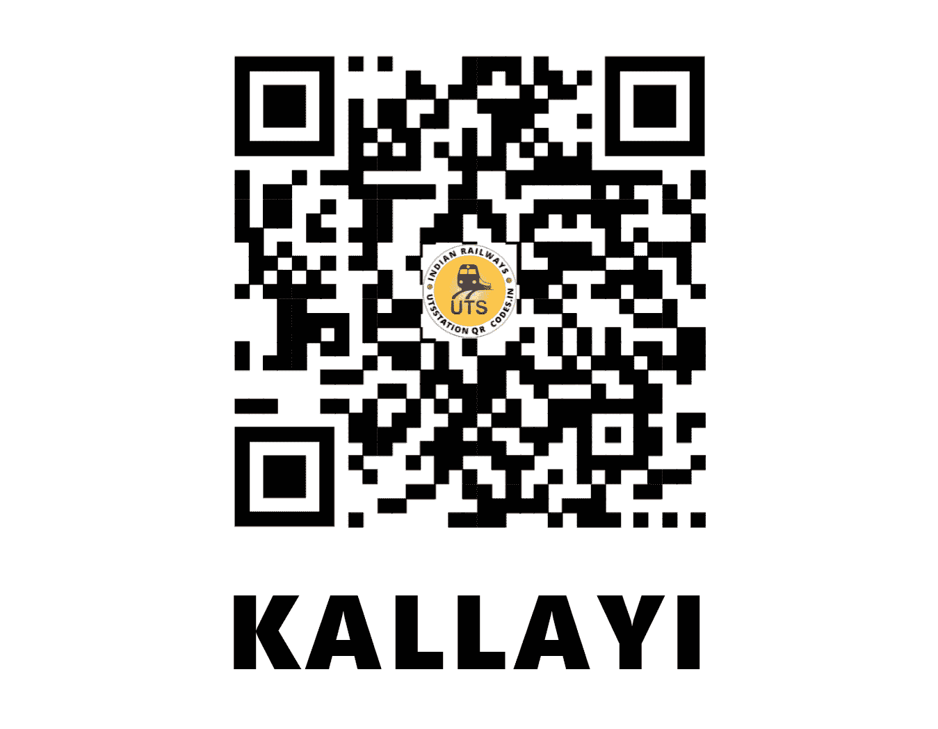 UTS QR Code for KALLAYI - KUL (SR - KERALA)