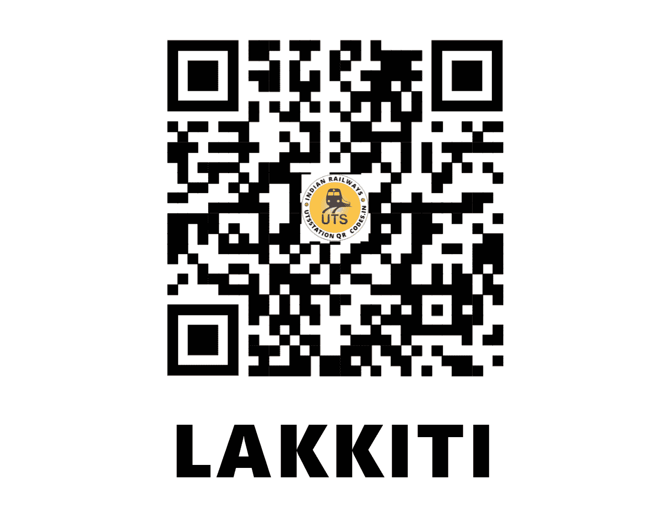 UTS QR Code for LAKKITI - LDY (SR - KERALA)