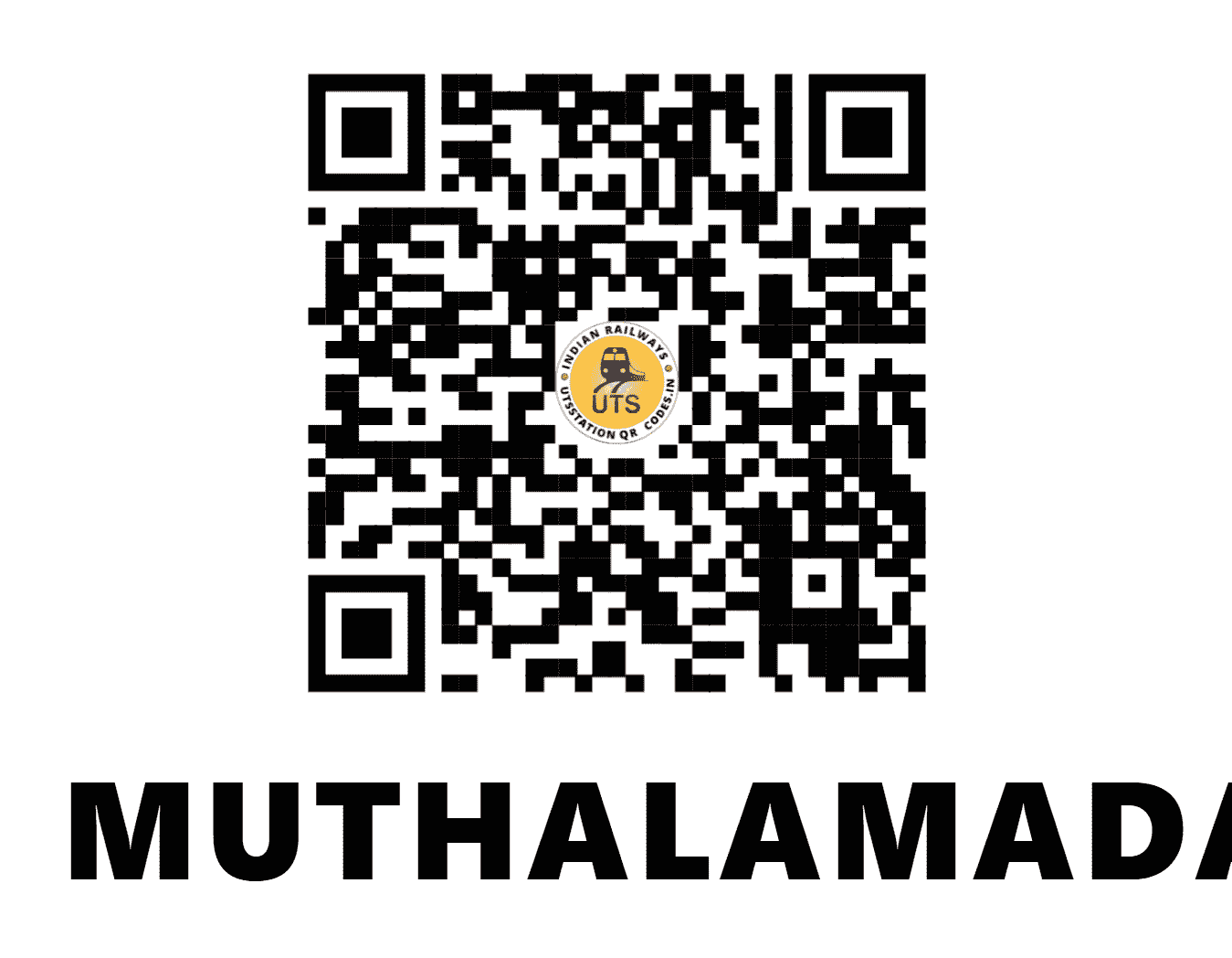 UTS QR Code for MUTHALAMADA - MMDA (SR - KERALA)