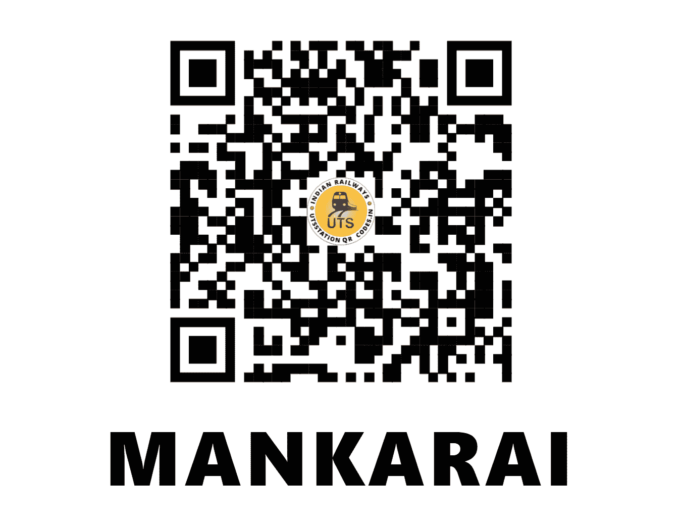 UTS QR Code for MANKARAI - MNY (SR - KERALA)