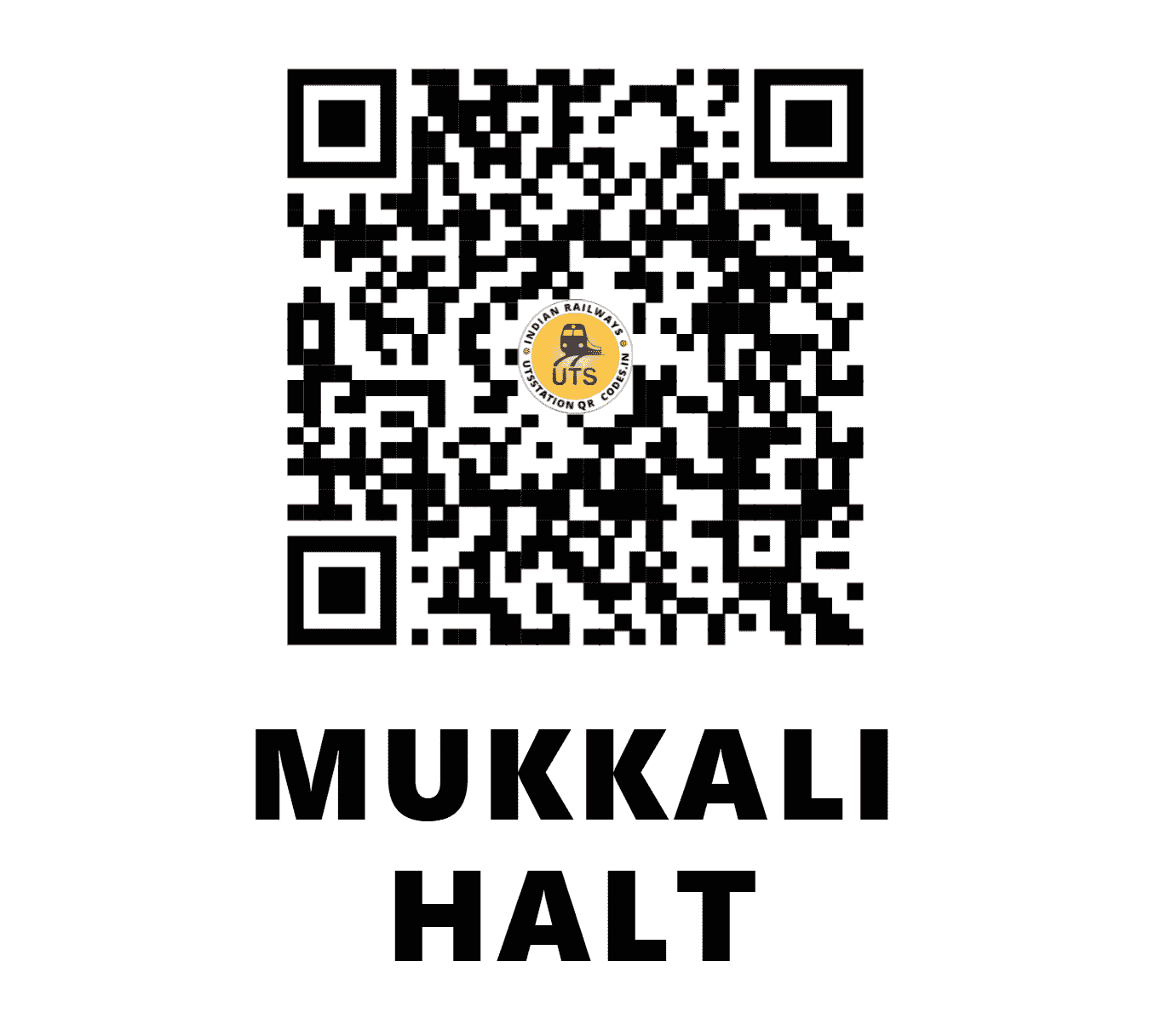 UTS QR Code for MUKKALI HALT - MUKE (SR - KERALA)