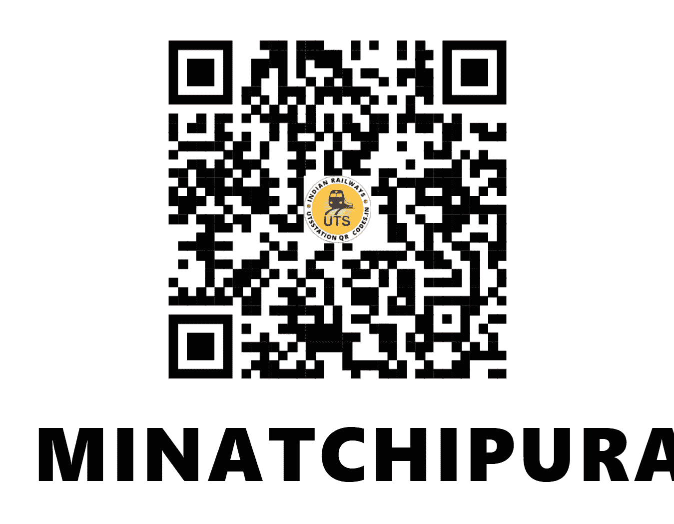 UTS QR Code for MINATCHIPURAM - MXM (SR - KERALA)