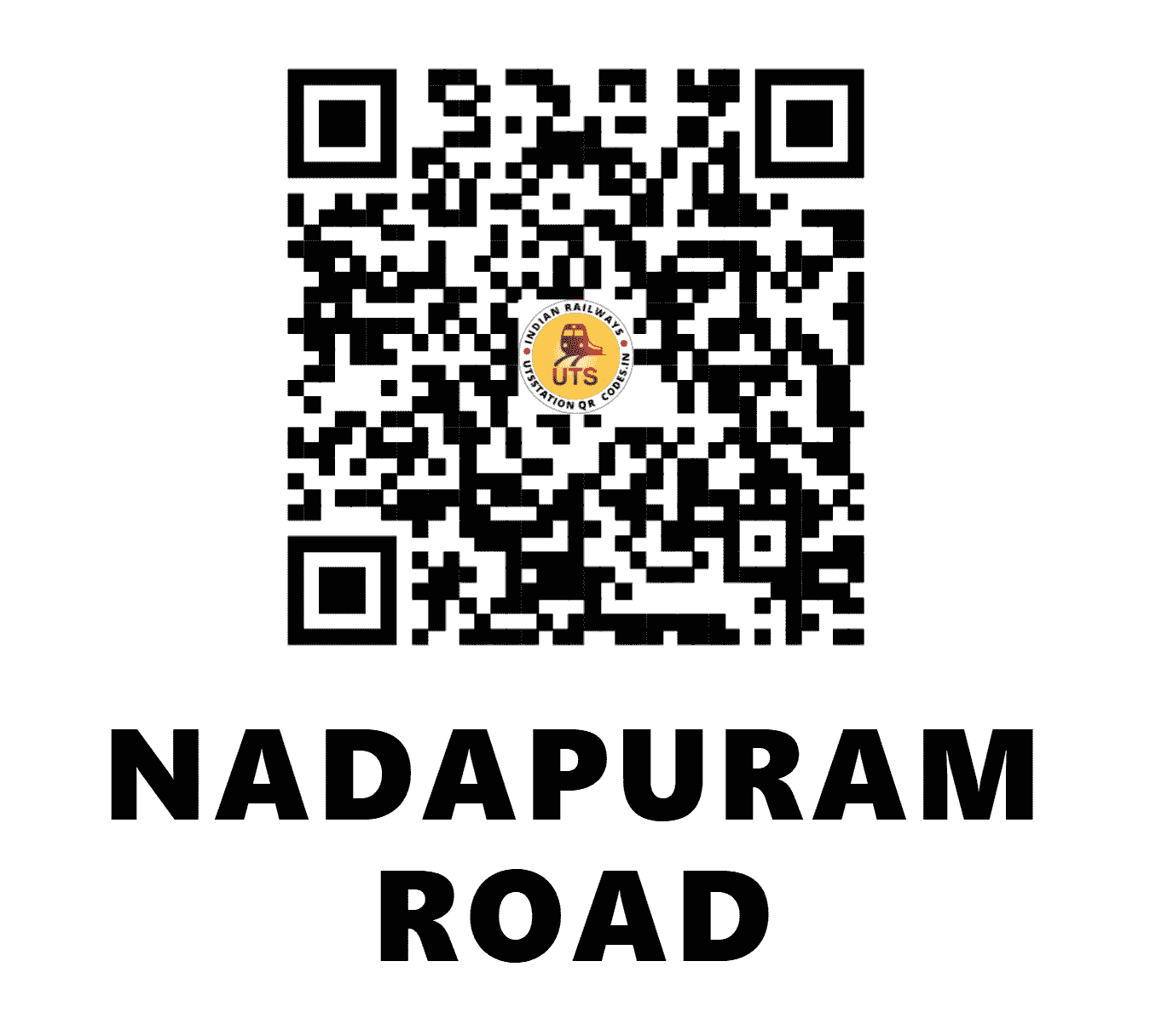 UTS QR Code for NADAPURAM ROAD - NAU (SR - KERALA)