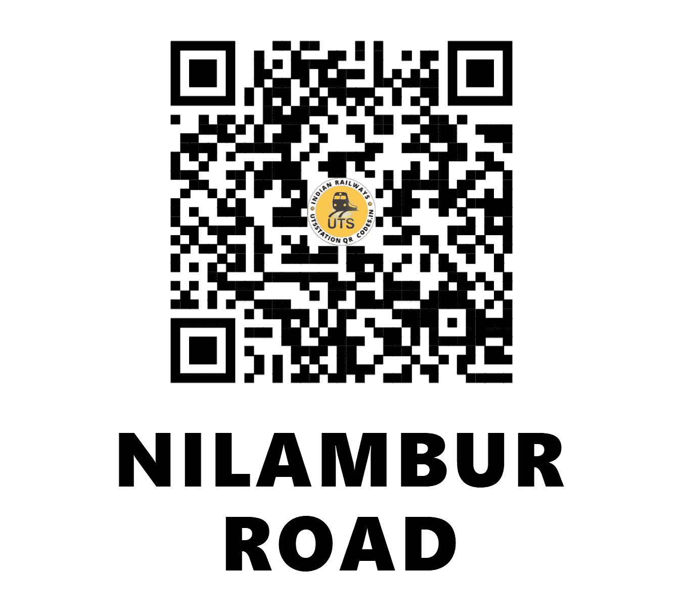UTS QR Code for NILAMBUR ROAD - NIL (SR - KERALA)