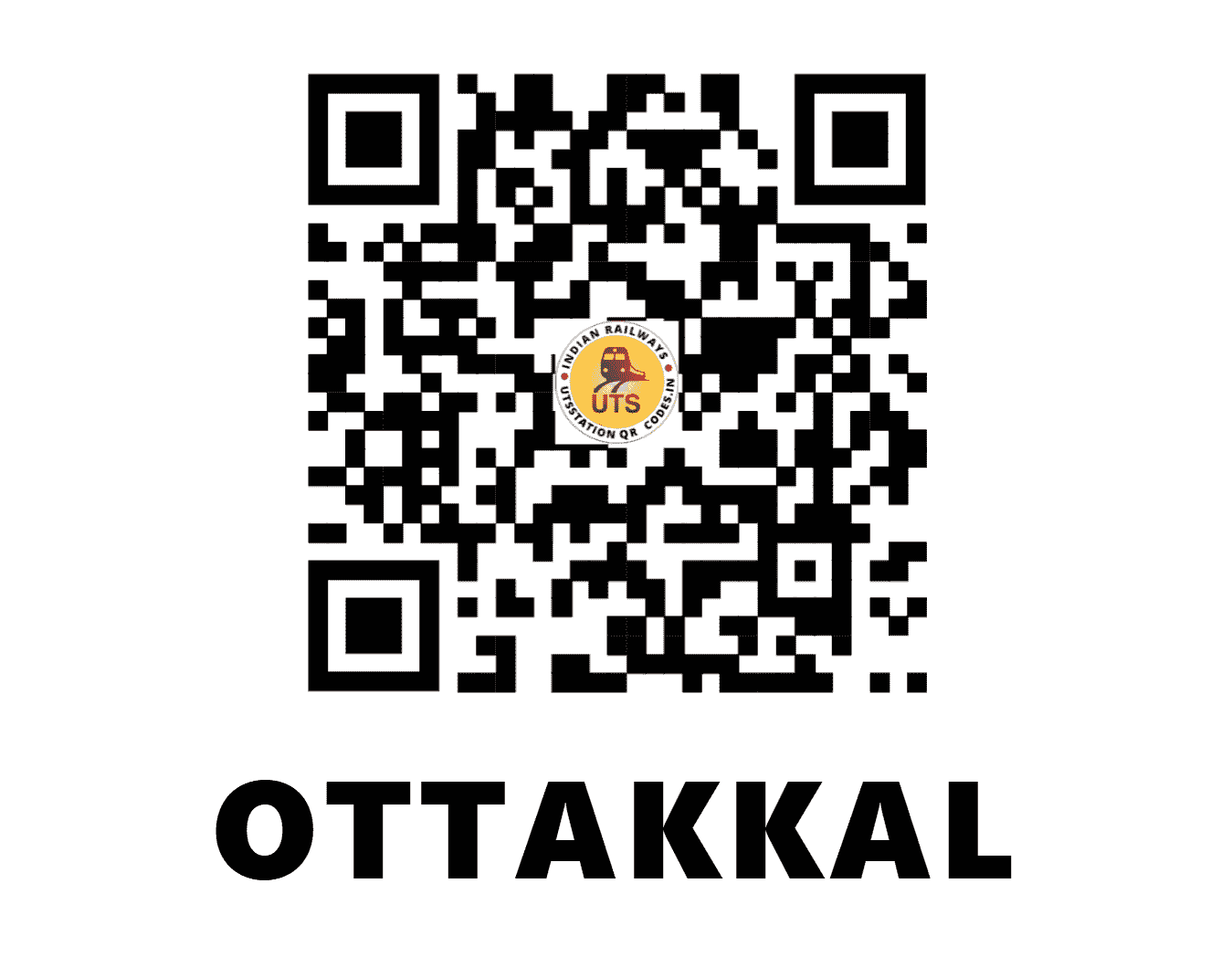 UTS QR Code for OTTAKKAL - OKL (SR - KERALA)