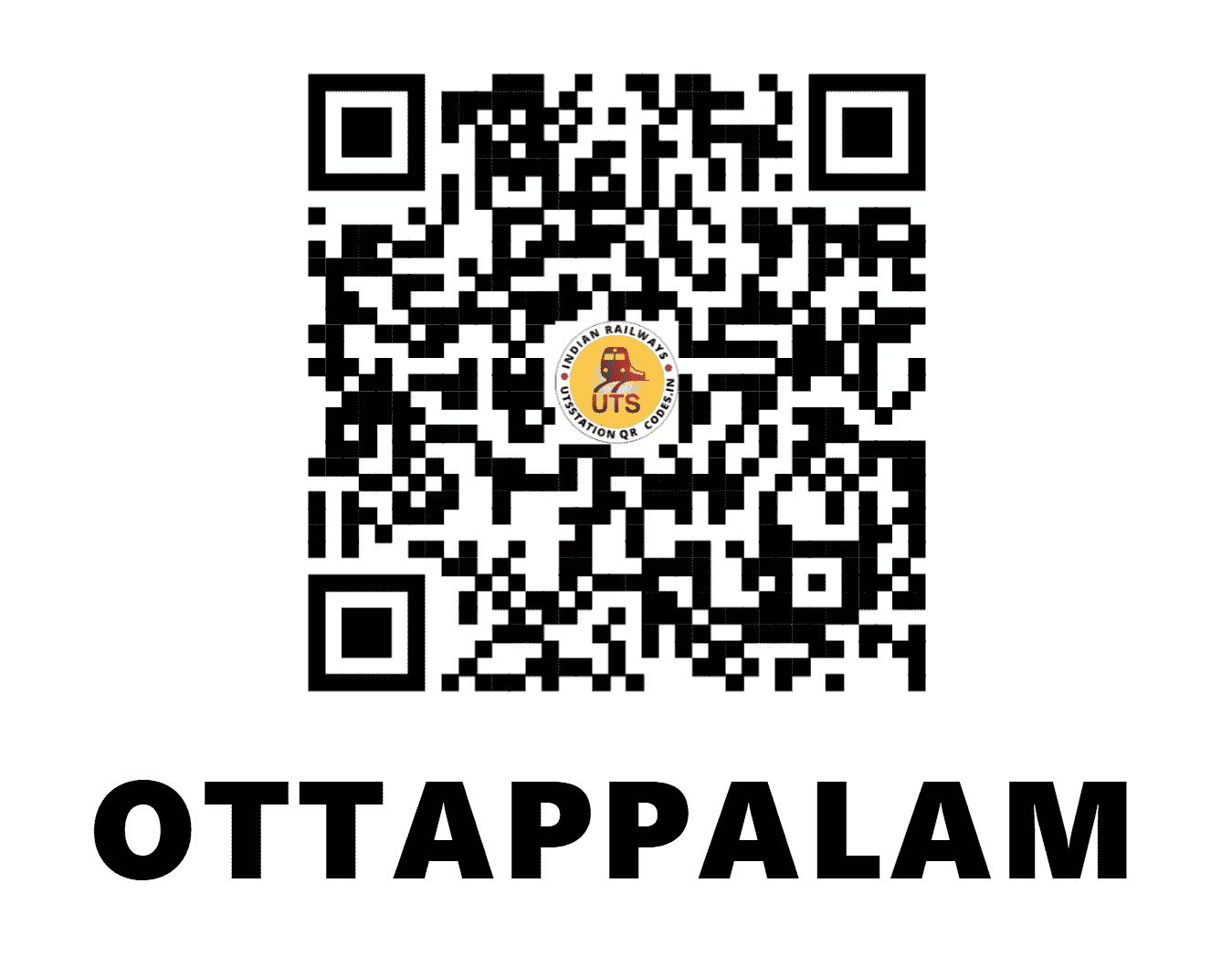 UTS QR Code for OTTAPPALAM - OTP (SR - KERALA)
