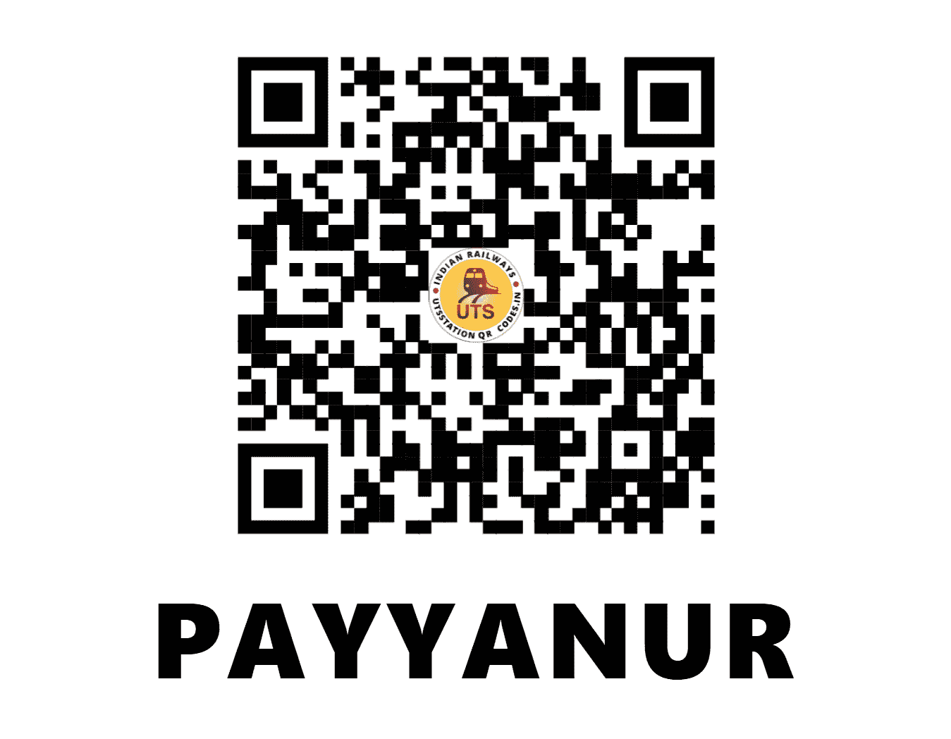 UTS QR Code for PAYYANUR - PAY (SR - KERALA)