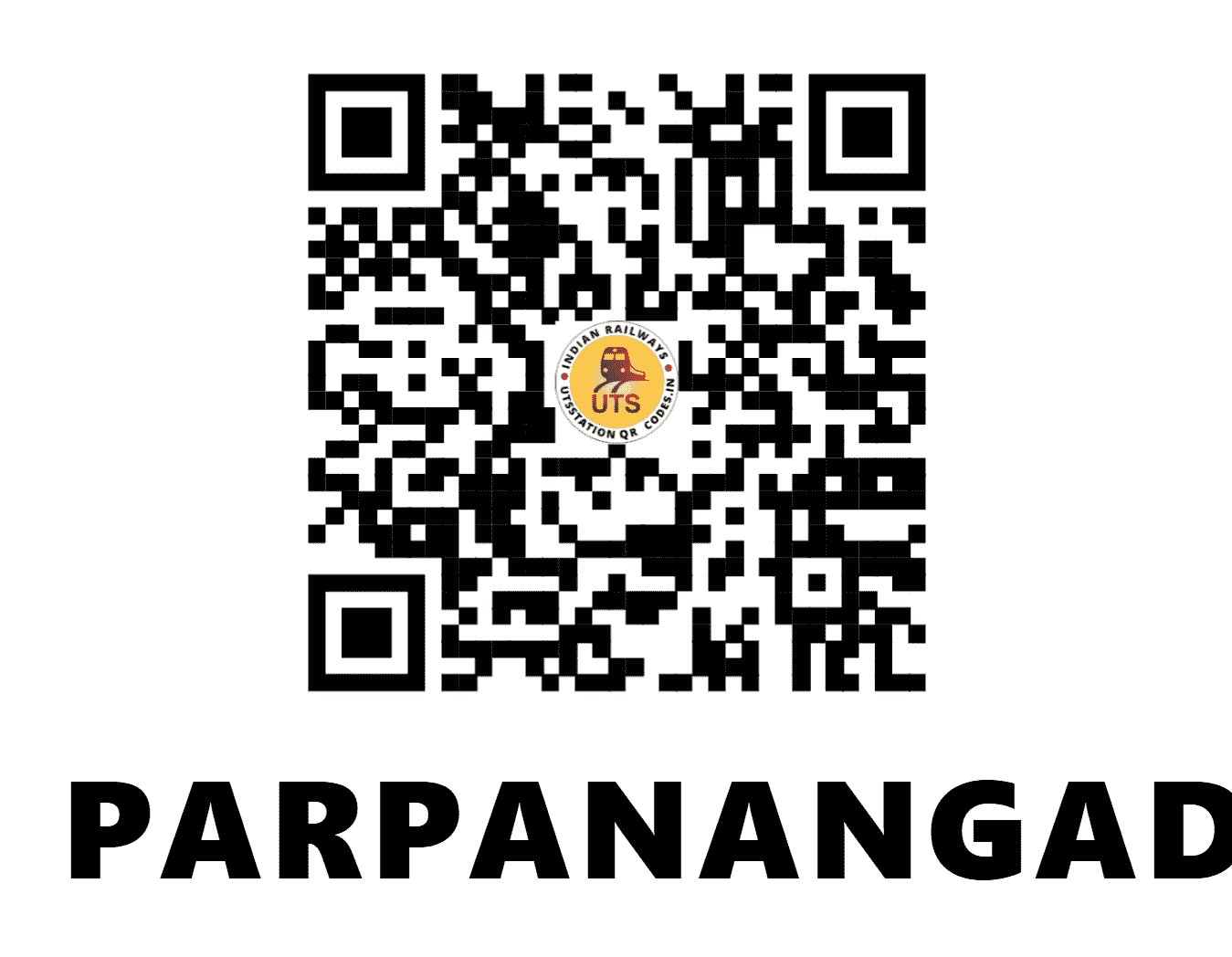 UTS QR Code for PARPANANGADI - PGI (SR - KERALA)
