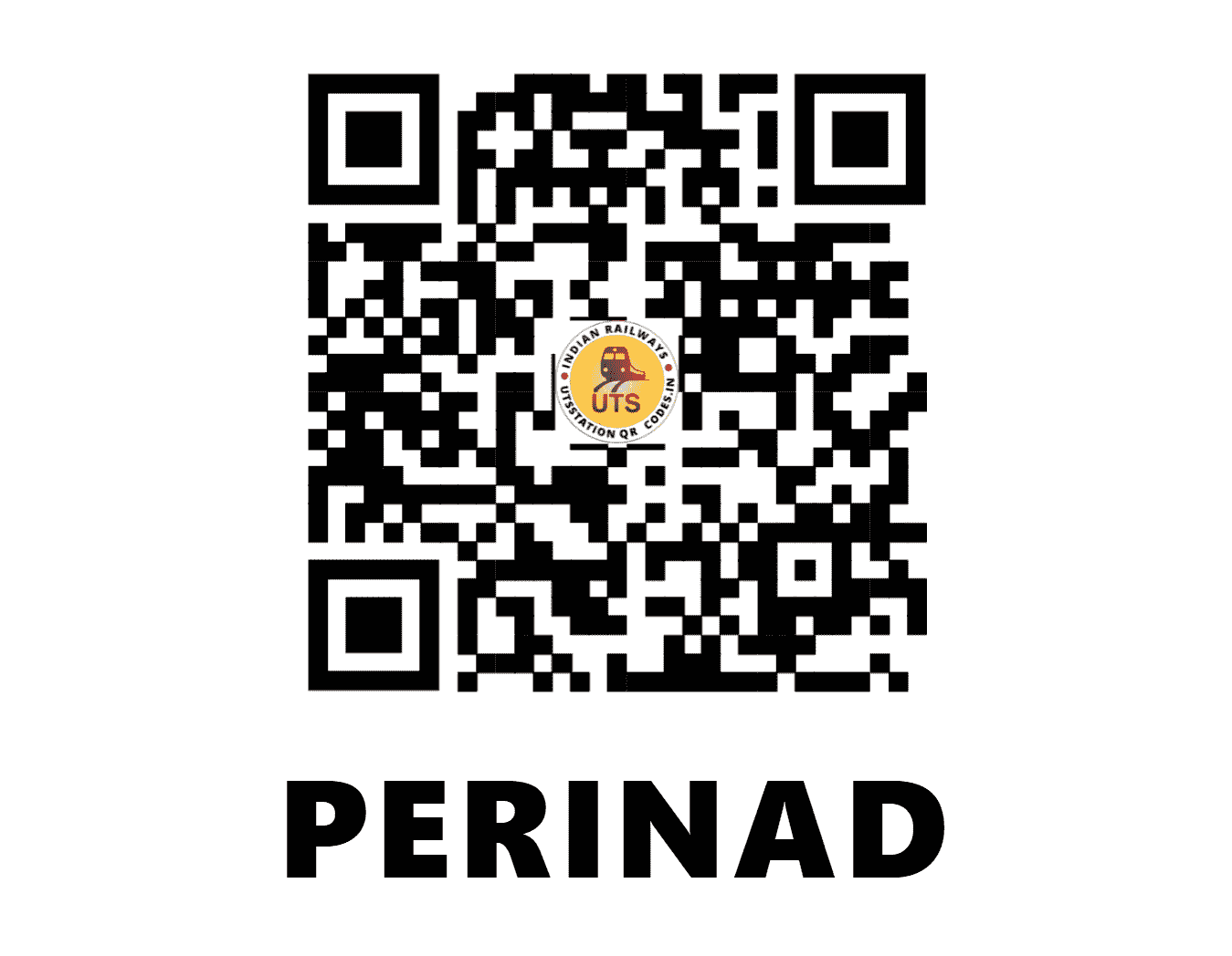UTS QR Code for PERINAD - PRND (SR - KERALA)