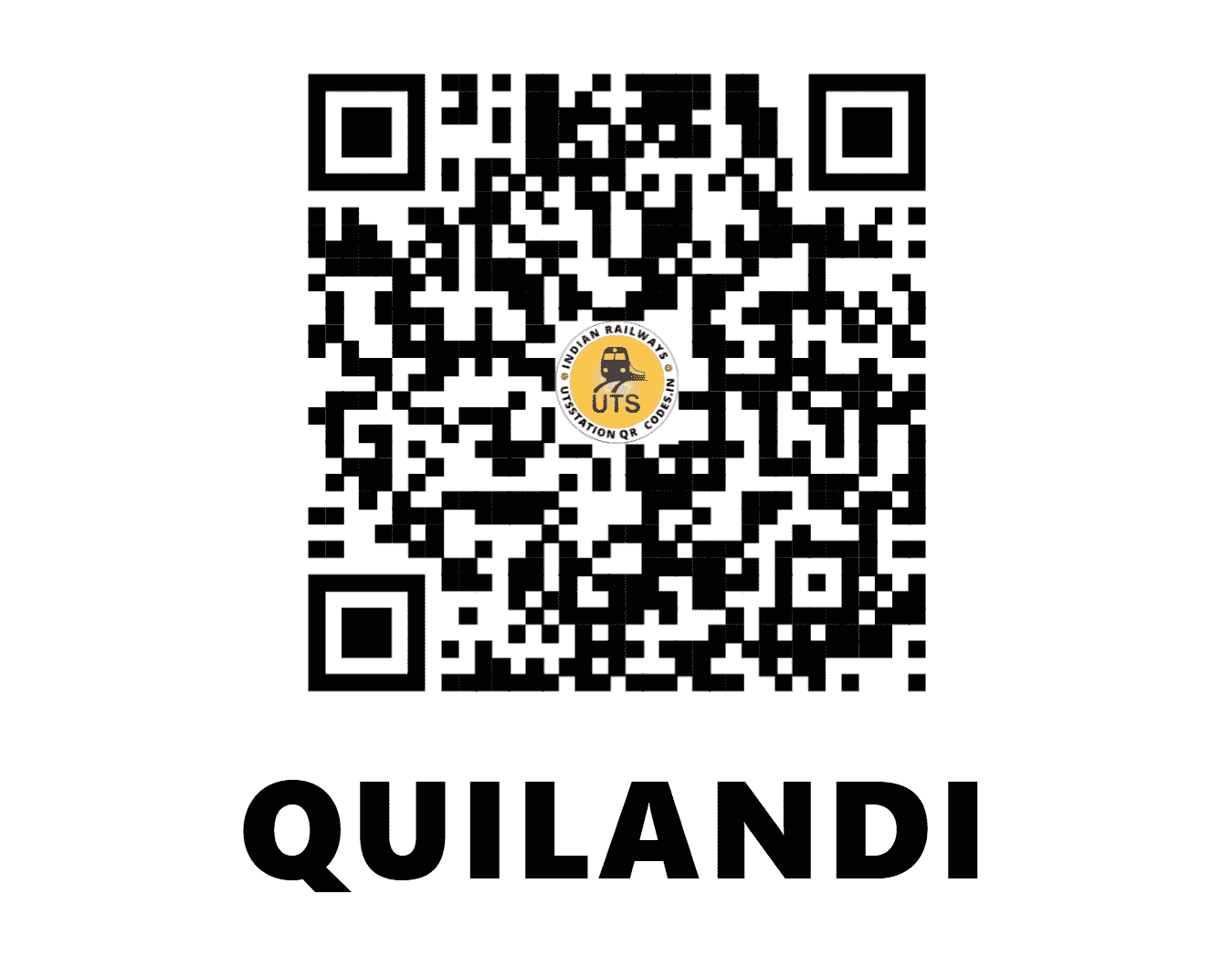 UTS QR Code for QUILANDI - QLD (SR - KERALA)
