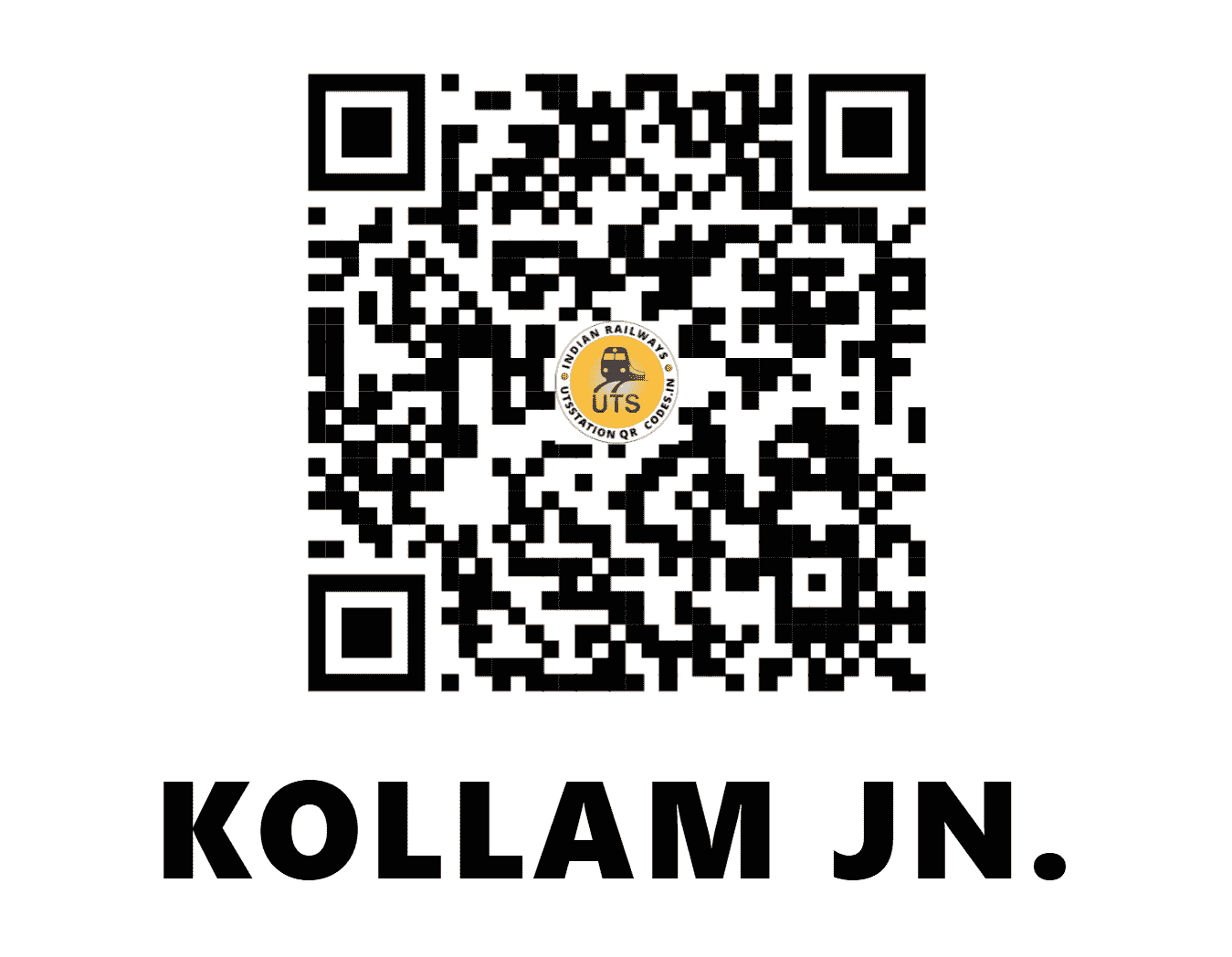 UTS QR Code for KOLLAM JN. - QLN (SR - KERALA)