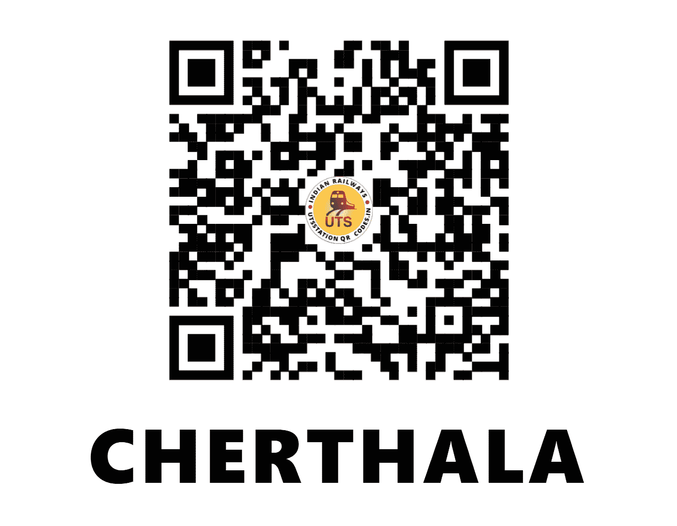 UTS QR Code for CHERTHALA - SRTL (SR - KERALA)