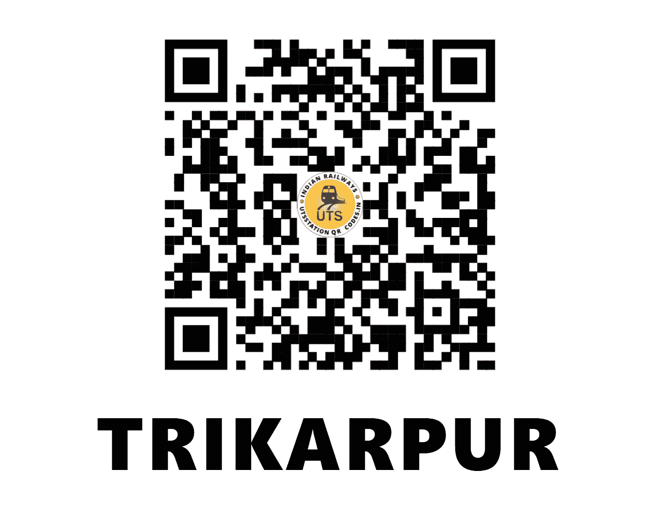 UTS QR Code for TRIKARPUR - TKQ (SR - KERALA)