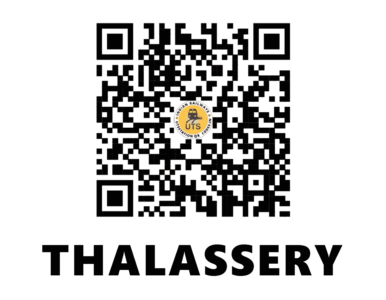 UTS QR Code for THALASSERY - TLY (SR - KERALA)