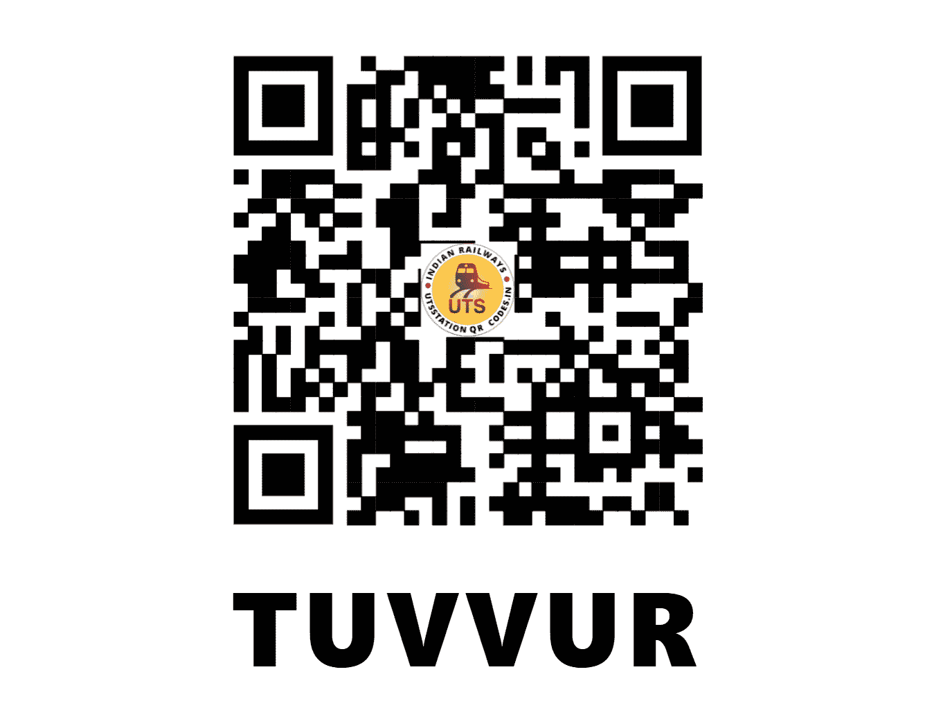 UTS QR Code for TUVVUR - TUV (SR - KERALA)