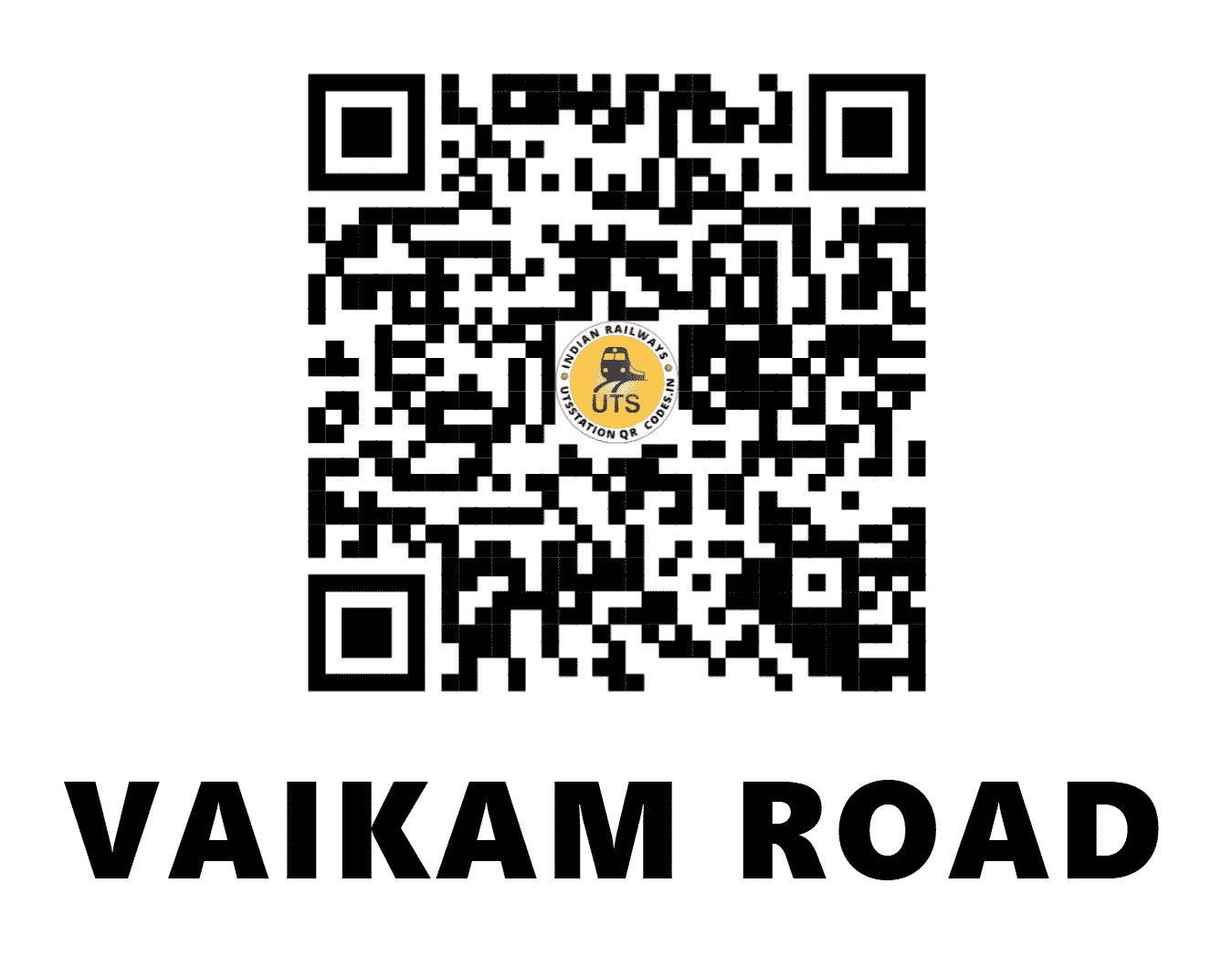 UTS QR Code for VAIKAM ROAD - VARD (SR - KERALA)