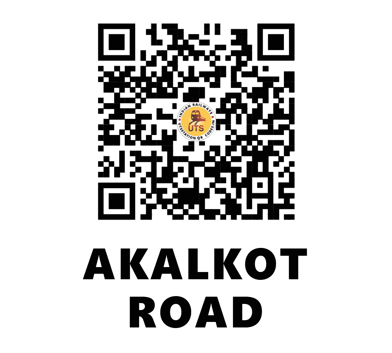 UTS QR Code for AKALKOT ROAD - AKOR (CR - MAHARASHTRA)