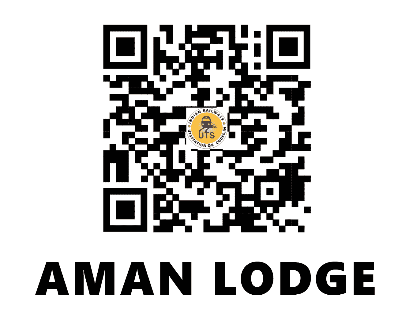 UTS QR Code for AMAN LODGE - ANLG (CR - MAHARASHTRA)