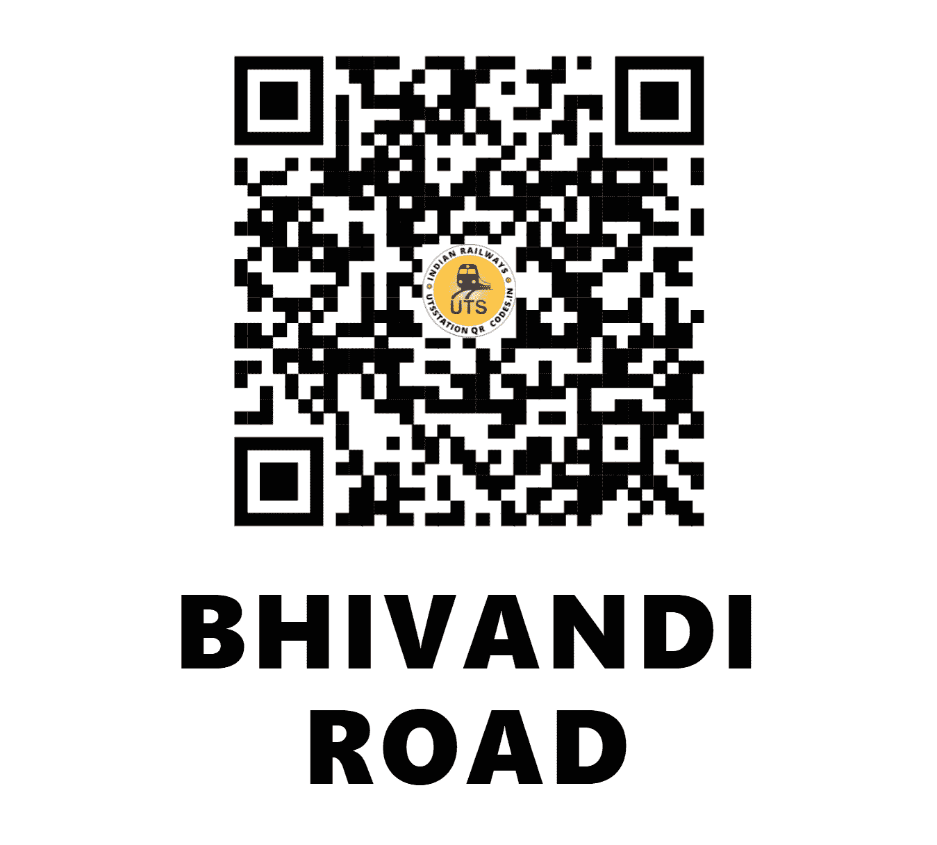 UTS QR Code for BHIVANDI ROAD - BIRD (CR - MAHARASHTRA)