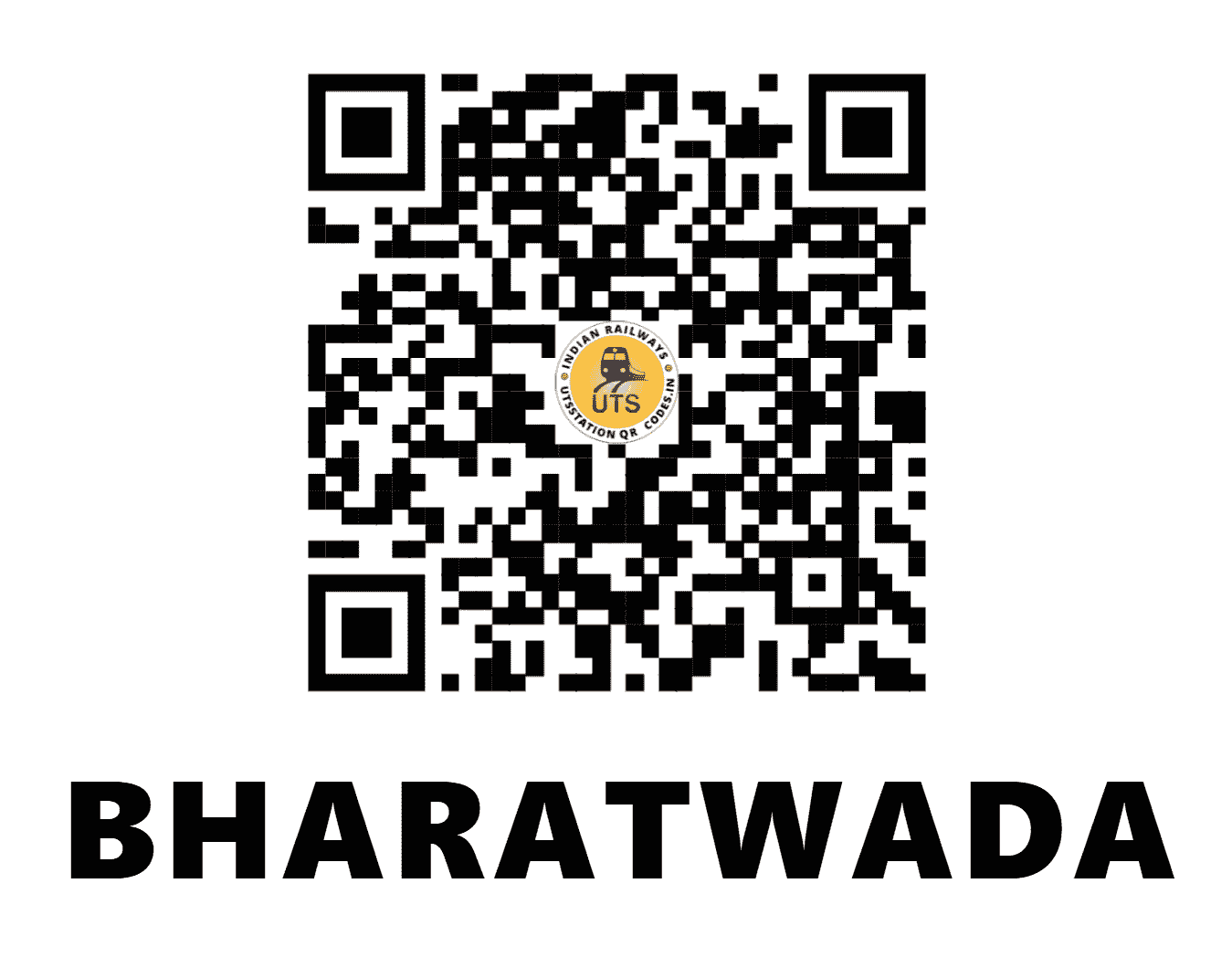 UTS QR Code for BHARATWADA - BWRA (CR - MAHARASHTRA)