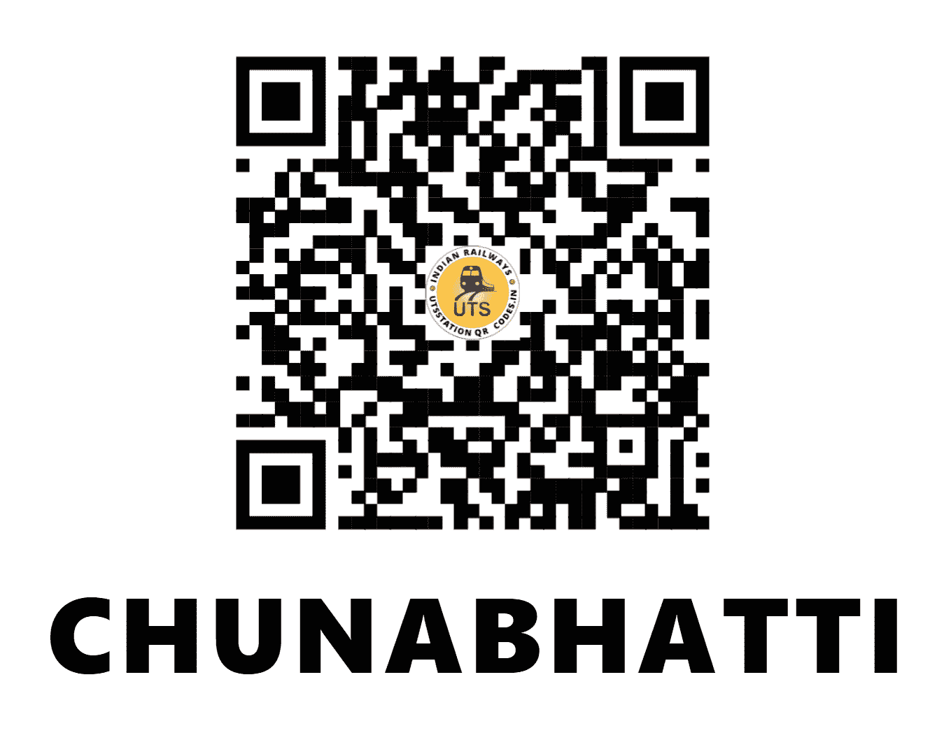 UTS QR Code for CHUNABHATTI - CHF (CR - MAHARASHTRA)