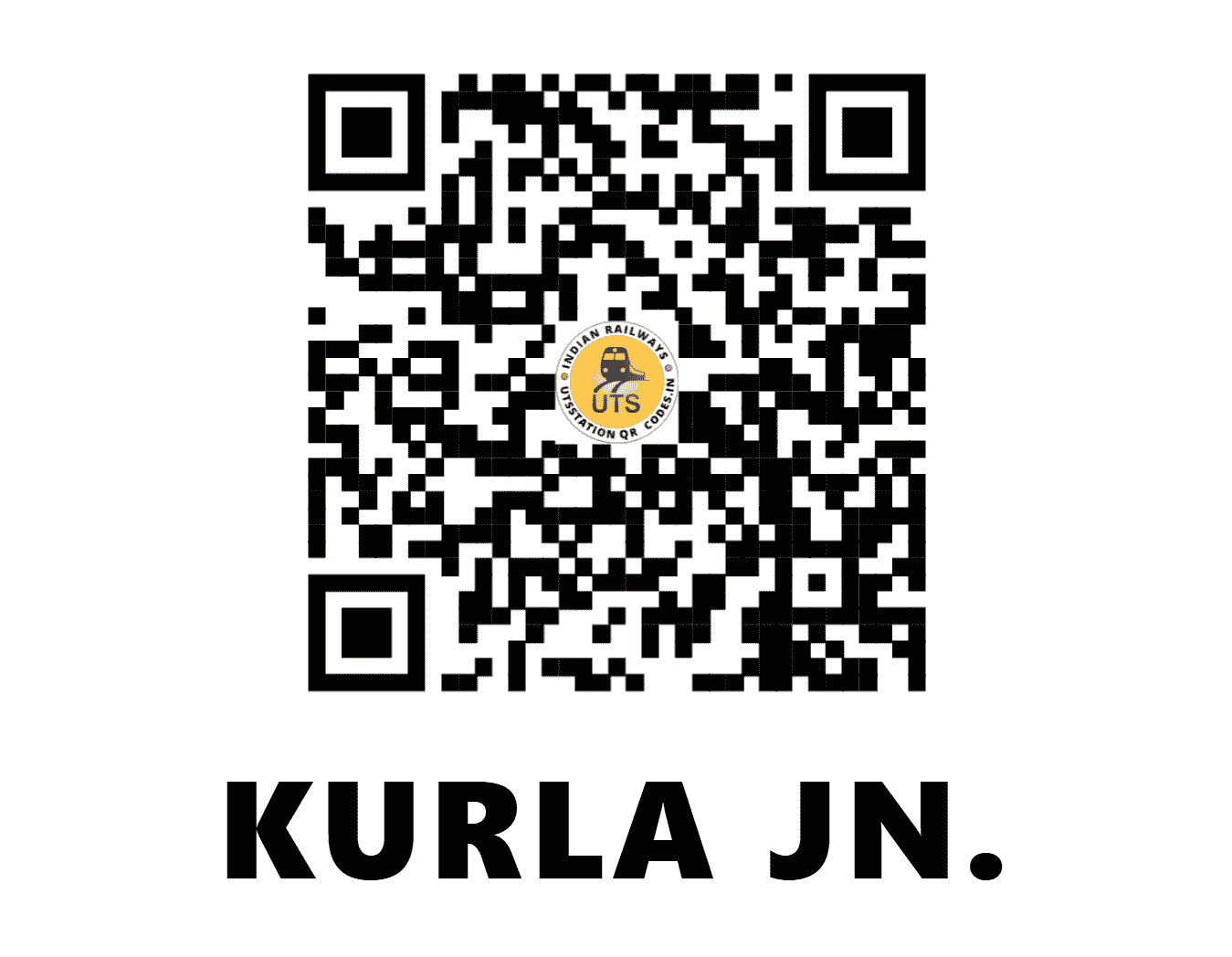 UTS QR Code for KURLA JN. - CLA (CR - MAHARASHTRA)