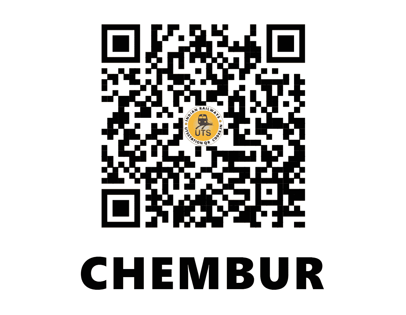 UTS QR Code for CHEMBUR - CMBR (CR - MAHARASHTRA)