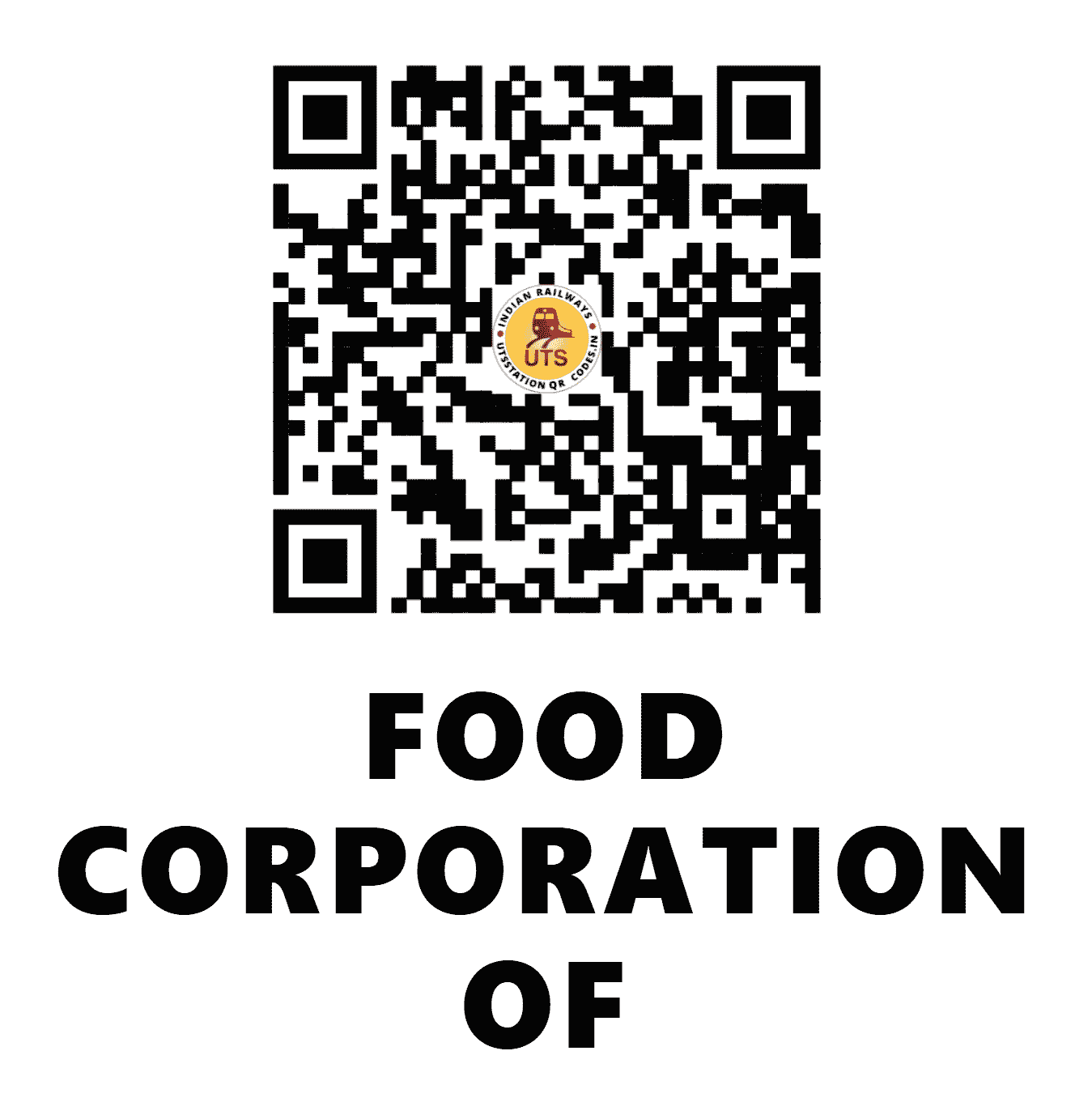 UTS QR Code for FOOD CORPORATION OF - FNSG (CR - MAHARASHTRA)