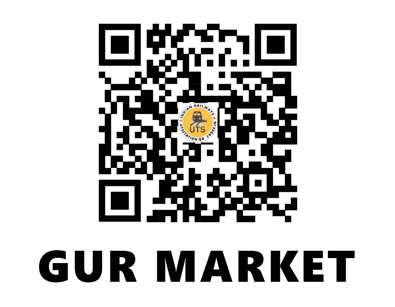 UTS QR Code for GUR MARKET - GRMT (CR - MAHARASHTRA)