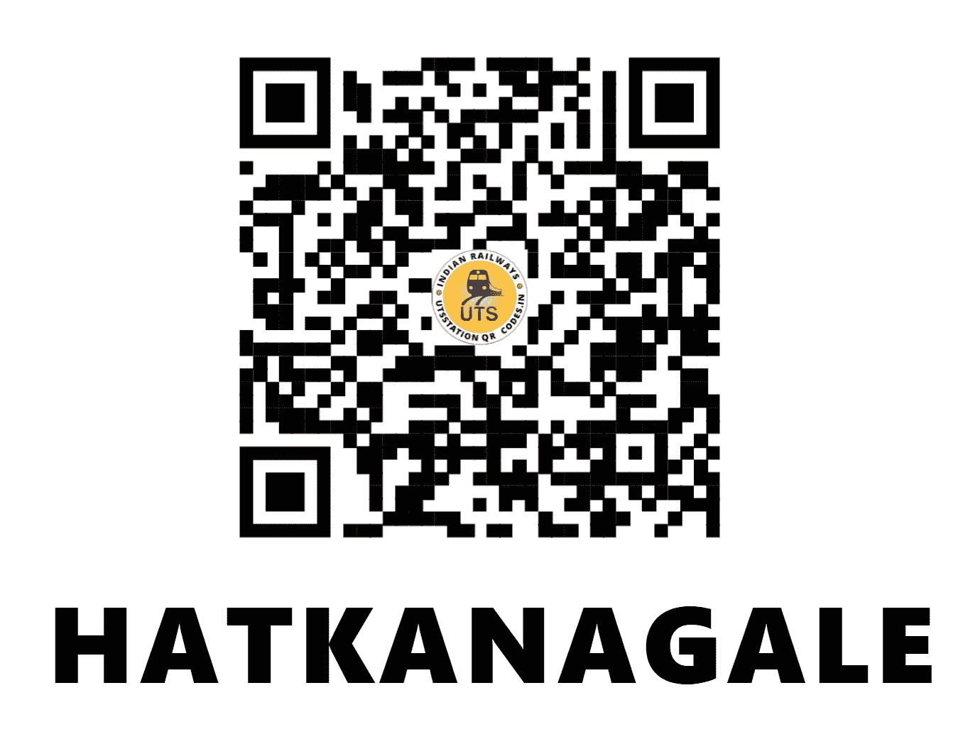 UTS QR Code for HATKANAGALE - HTK (CR - MAHARASHTRA)