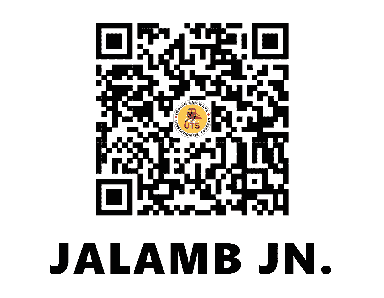 UTS QR Code for JALAMB JN. - JM (CR - MAHARASHTRA)