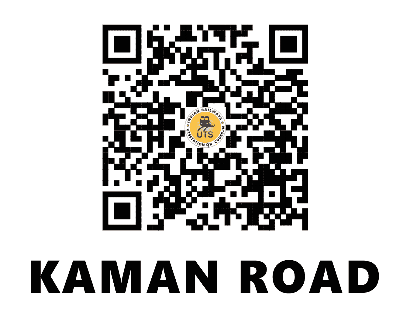 UTS QR Code for KAMAN ROAD - KARD (CR - MAHARASHTRA)