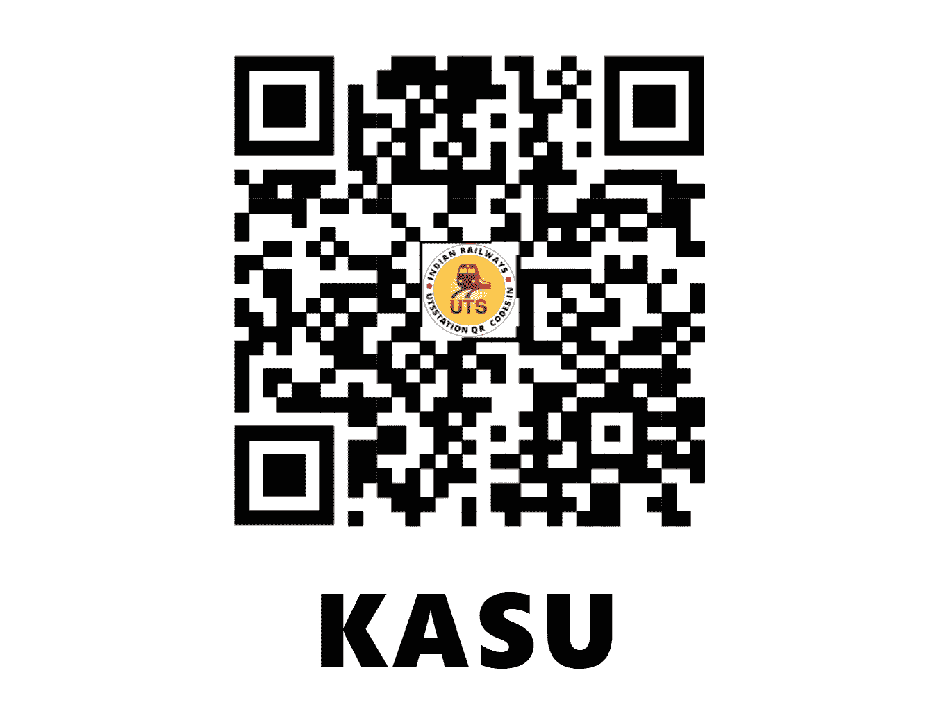 UTS QR Code for KASU - KASU (CR - MAHARASHTRA)