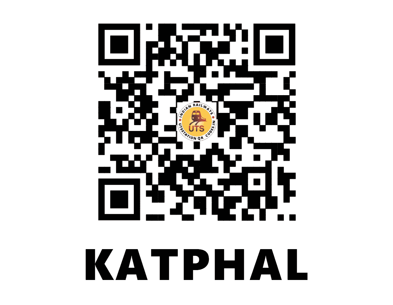 UTS QR Code for KATPHAL - KFH (CR - MAHARASHTRA)