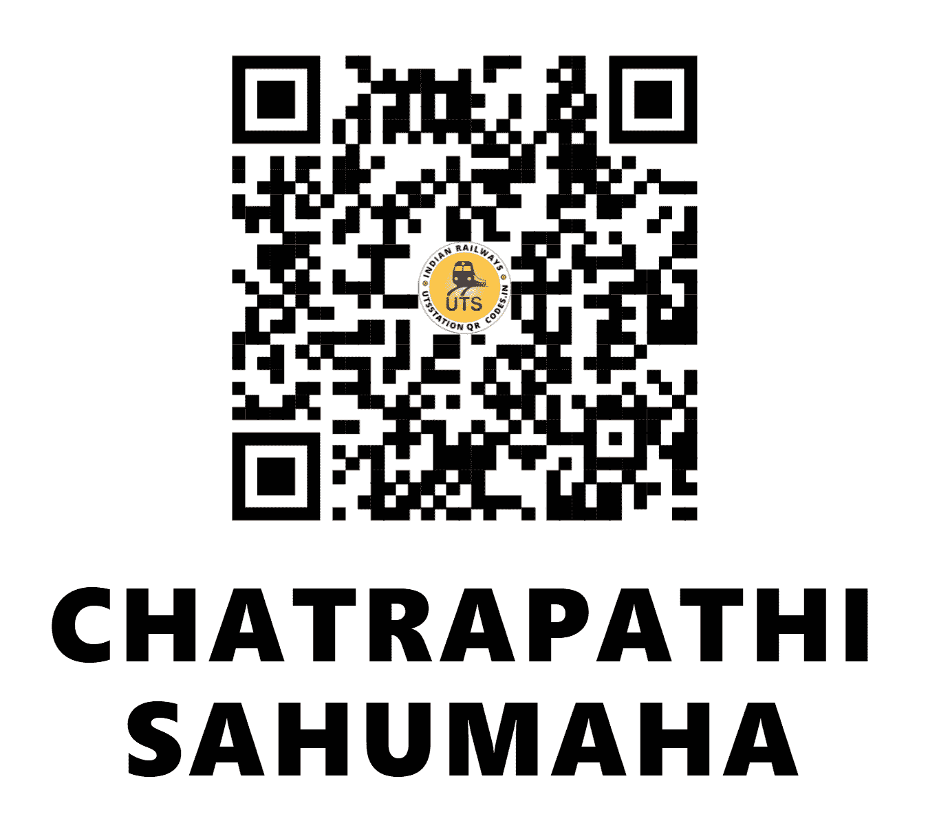 UTS QR Code for CHATRAPATHI SAHUMAHA - KOP (CR - MAHARASHTRA)
