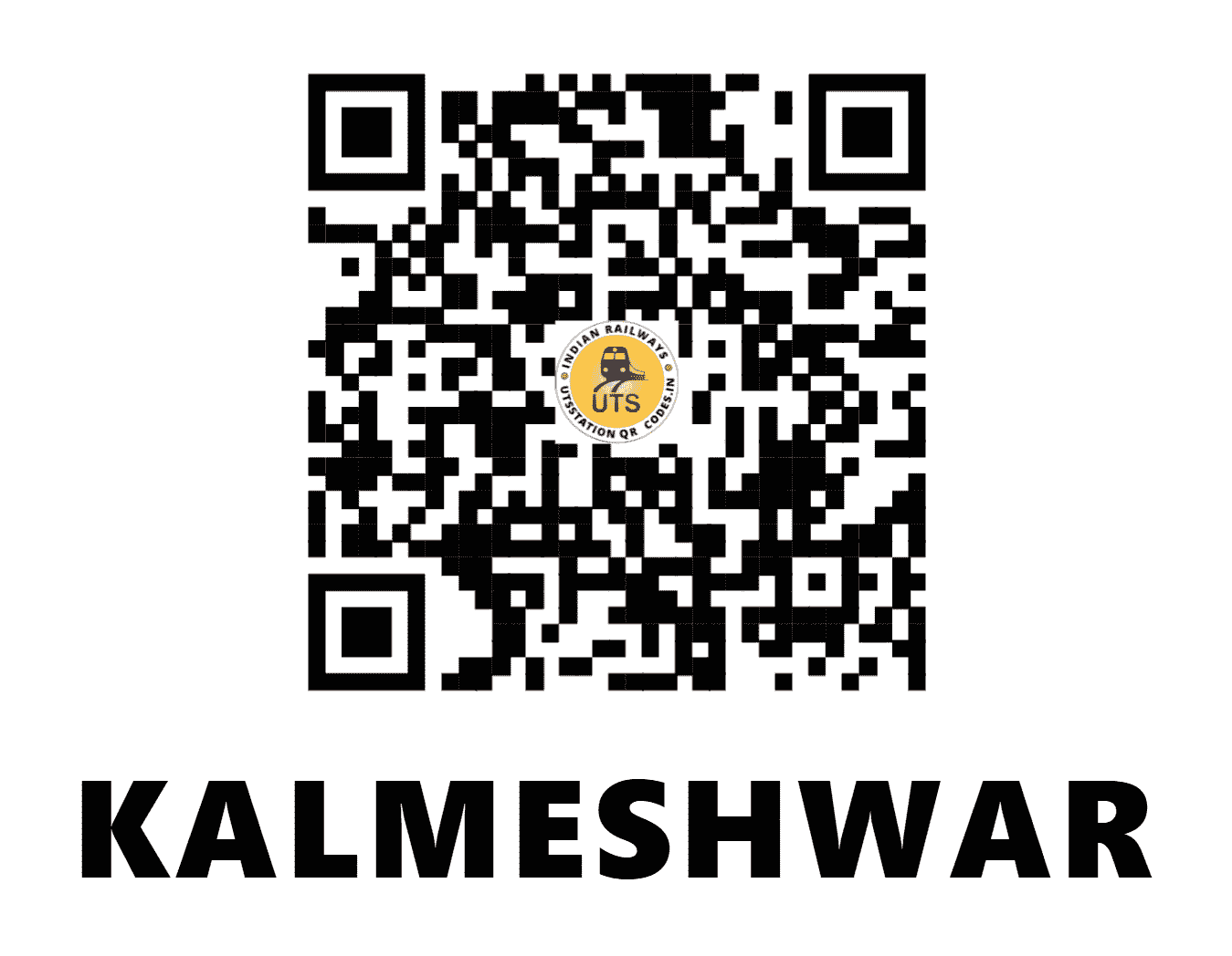 UTS QR Code for KALMESHWAR - KSWR (CR - MAHARASHTRA)