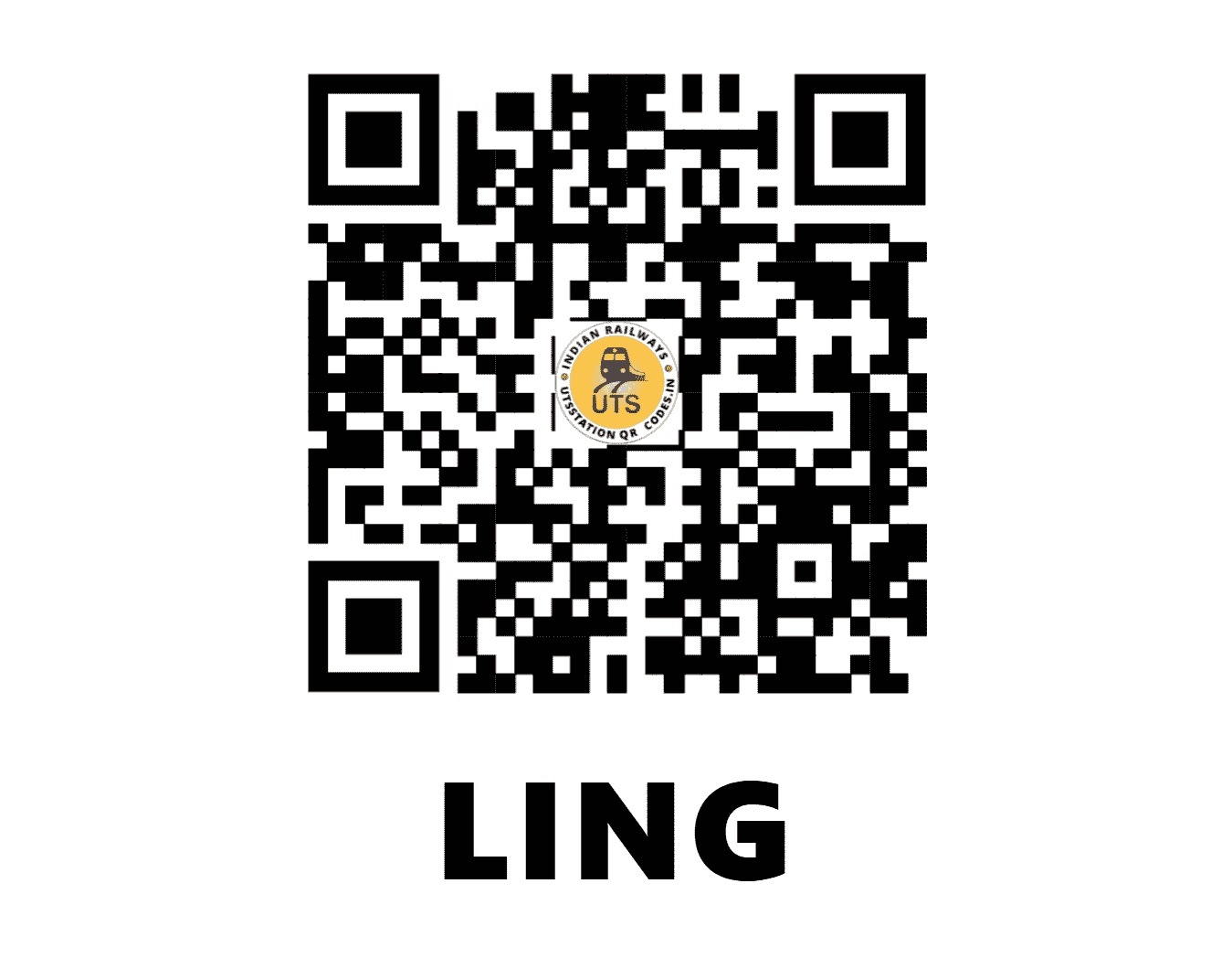 UTS QR Code for LING - LING (CR - MAHARASHTRA)
