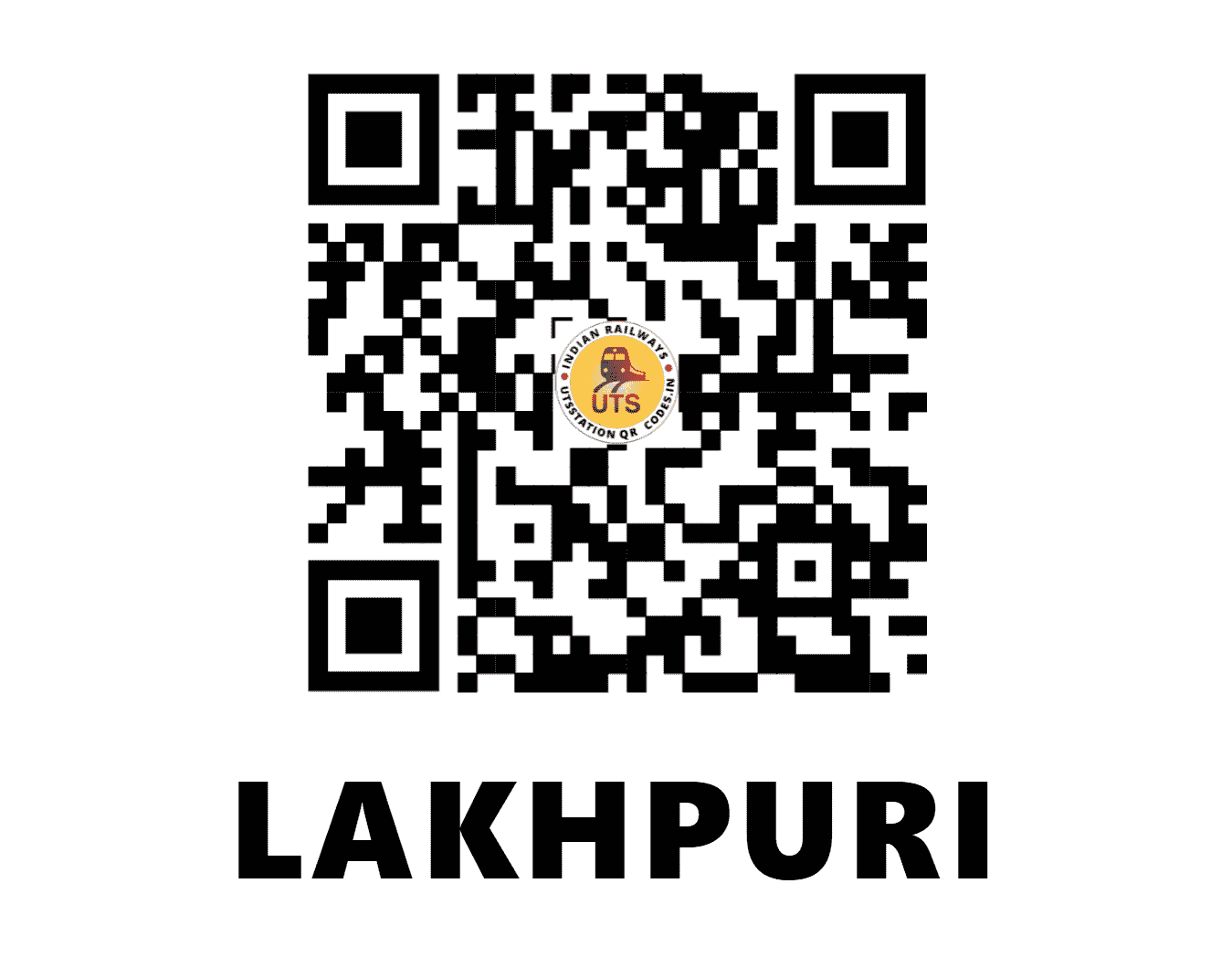 UTS QR Code for LAKHPURI - LPU (CR - MAHARASHTRA)