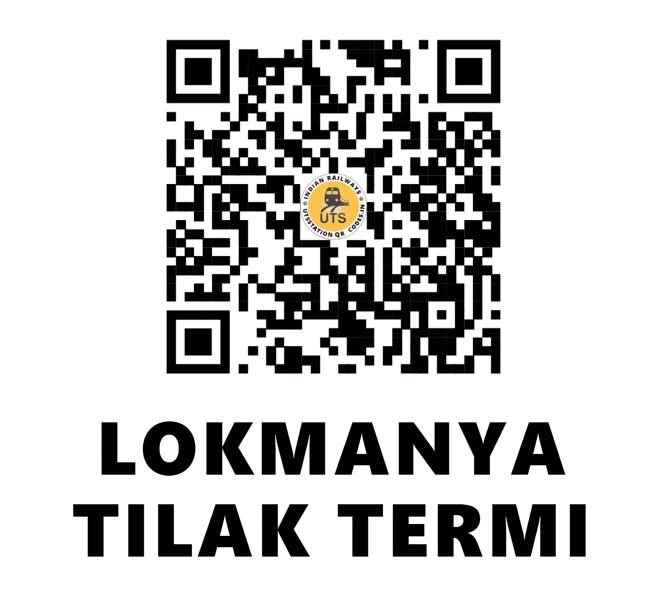 UTS QR Code for LOKMANYA TILAK TERMI - LTT (CR - MAHARASHTRA)