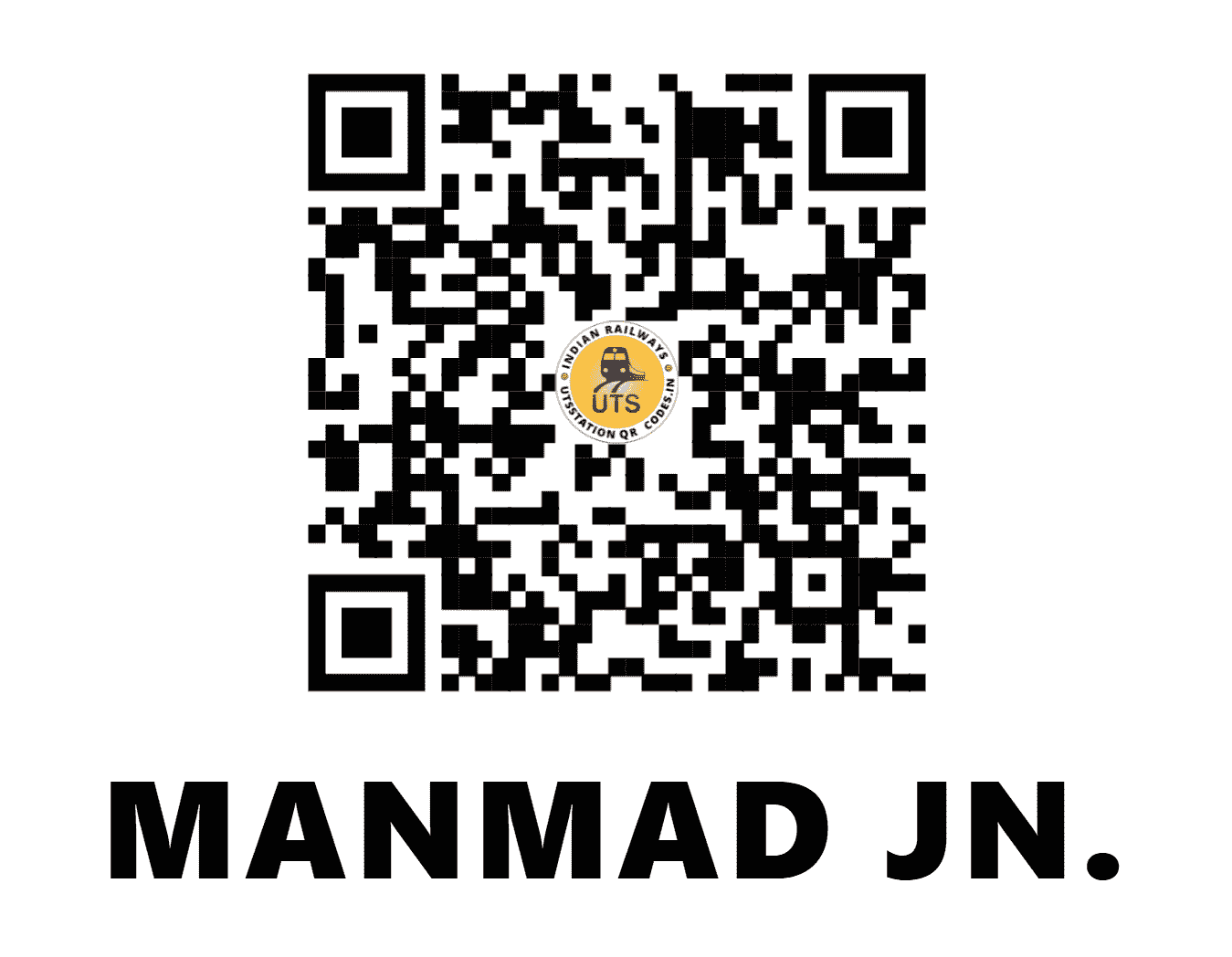 UTS QR Code for MANMAD JN. - MMR (CR - MAHARASHTRA)