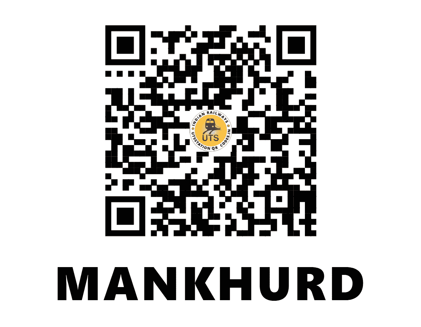 UTS QR Code for MANKHURD - MNKD (CR - MAHARASHTRA)